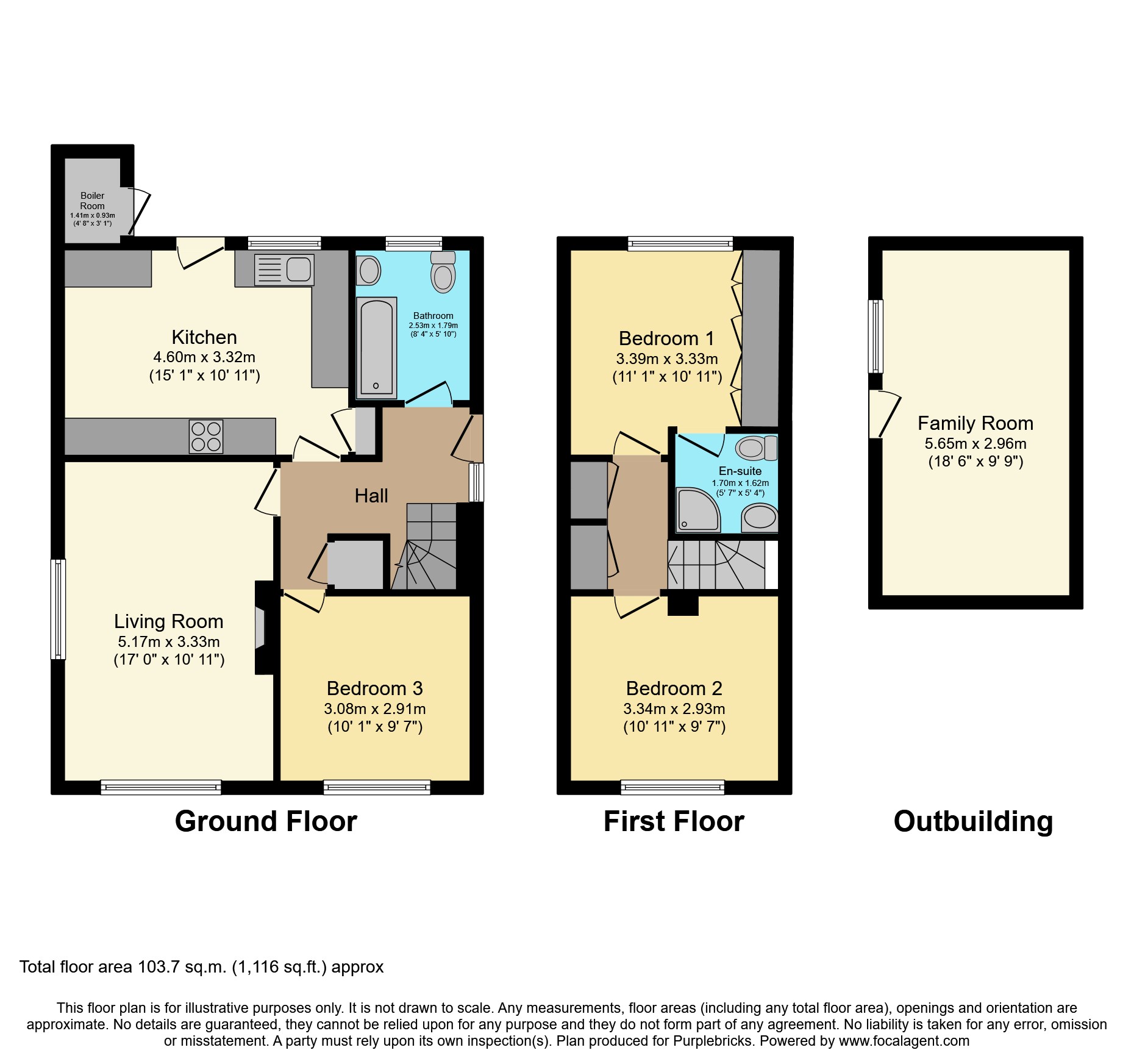 98, Violet Road, Nottingham floorplan