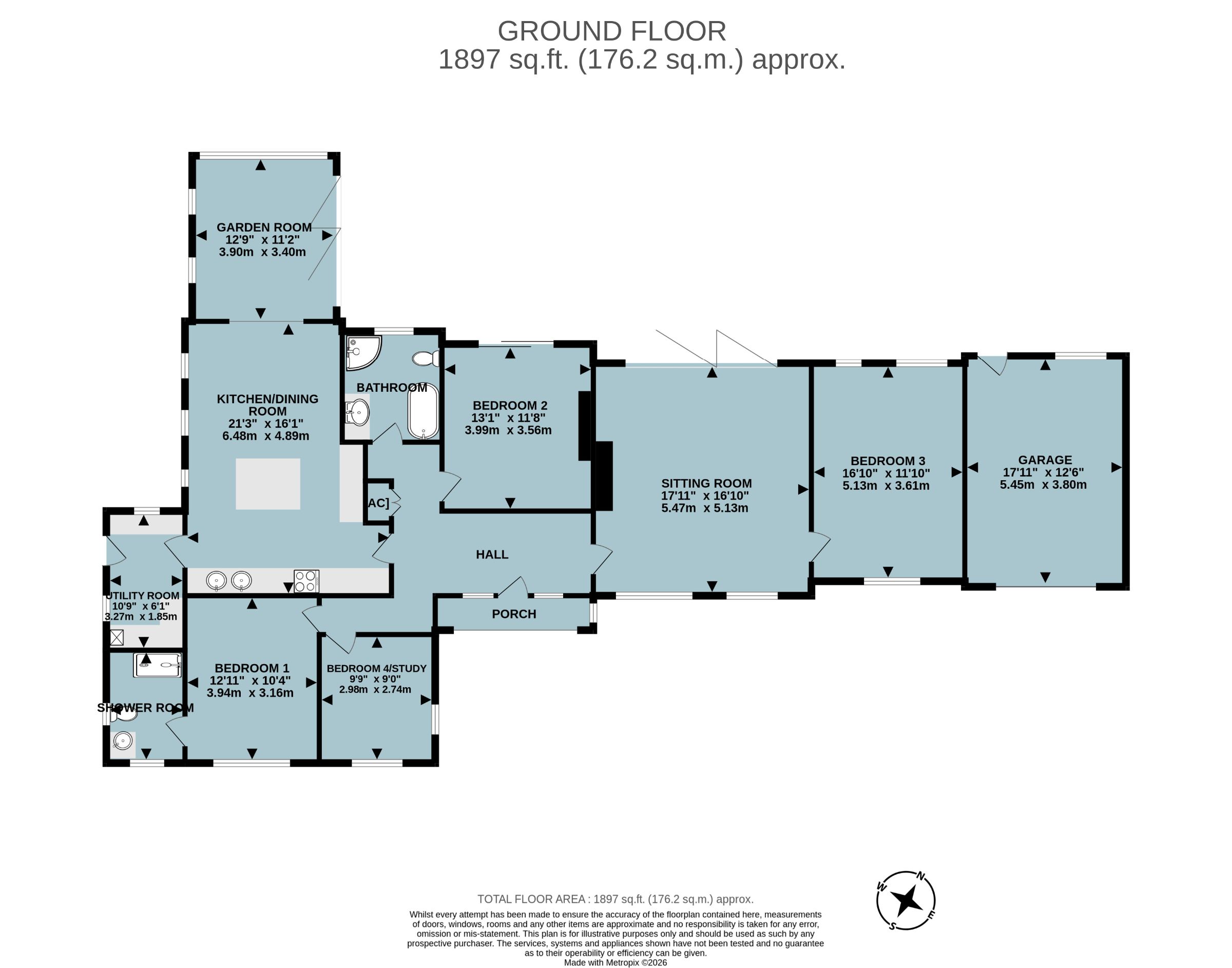Moyola, South Molton floorplan
