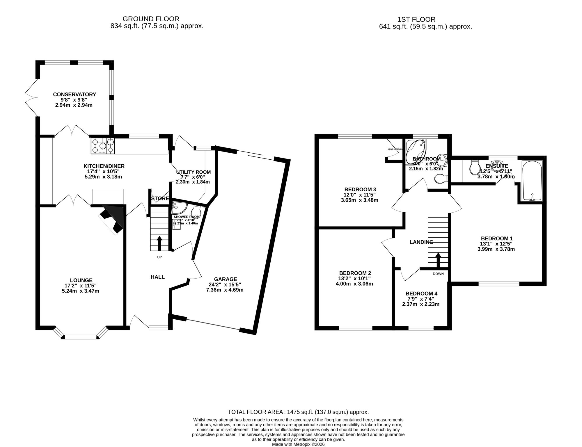 5 Hamilford Close, Leicester floorplan