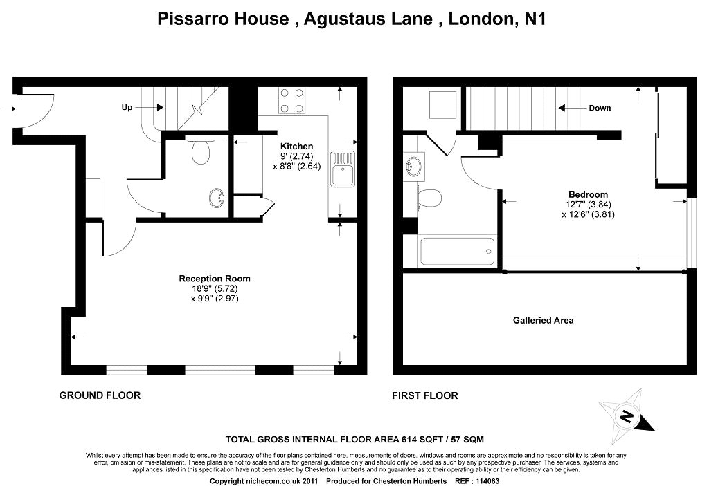 1 Bedrooms Flat to rent in Pissarro House, Barnsbury Place, Augustas Lane, Islington N1