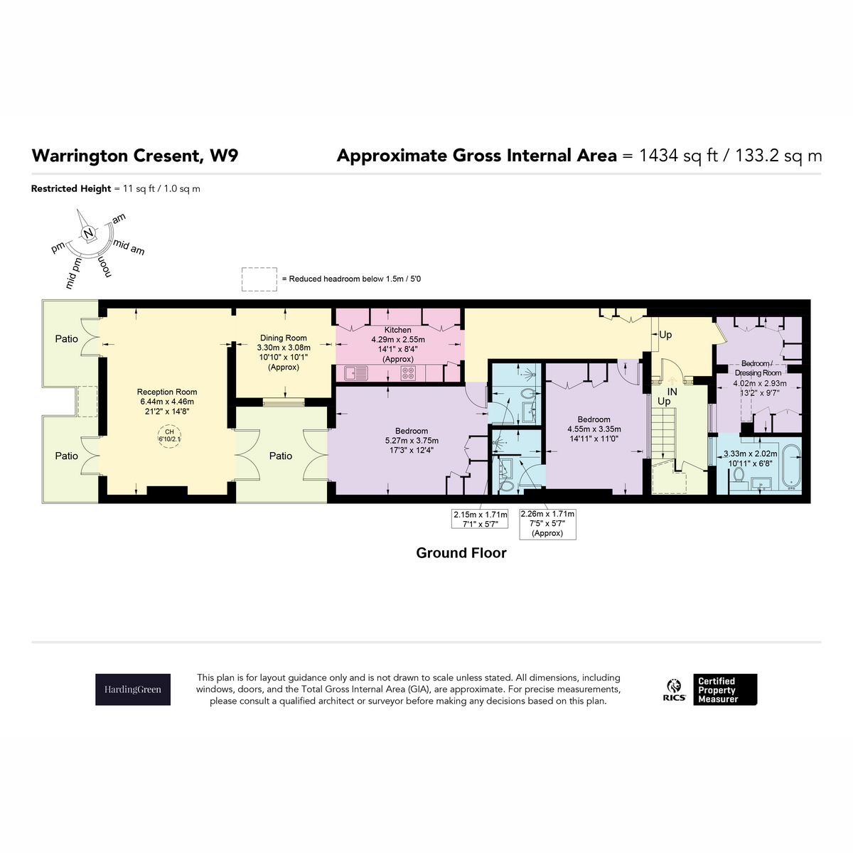 Flat A, 22, Warrington Crescent, Little Venice floorplan