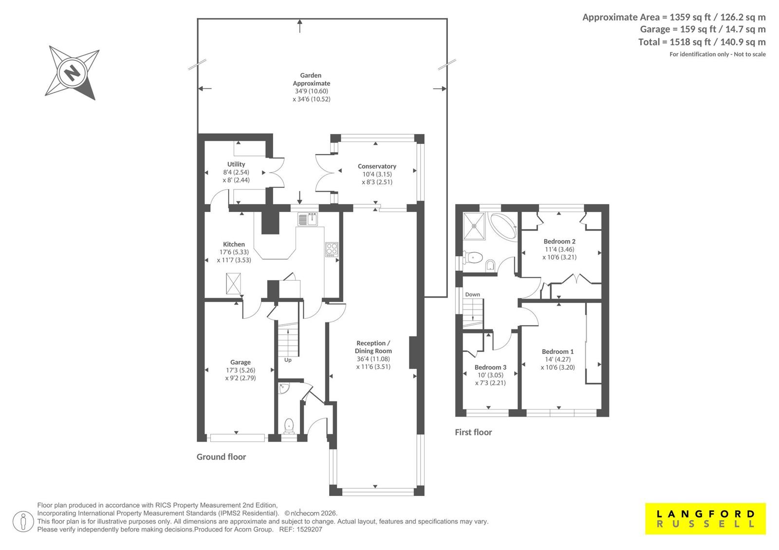 10, Warren Gardens, Orpington floorplan