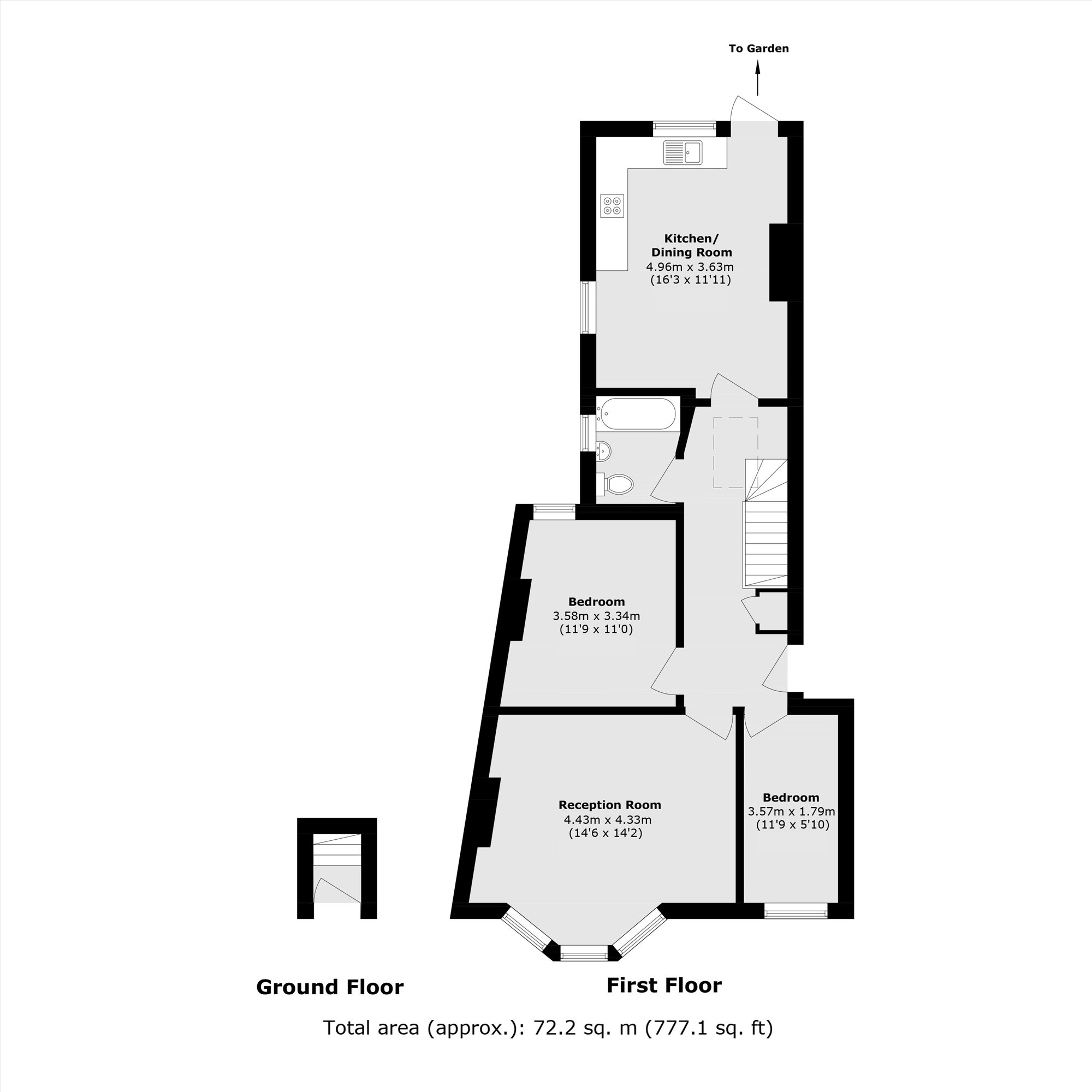 67D, Radbourne Road, London floorplan