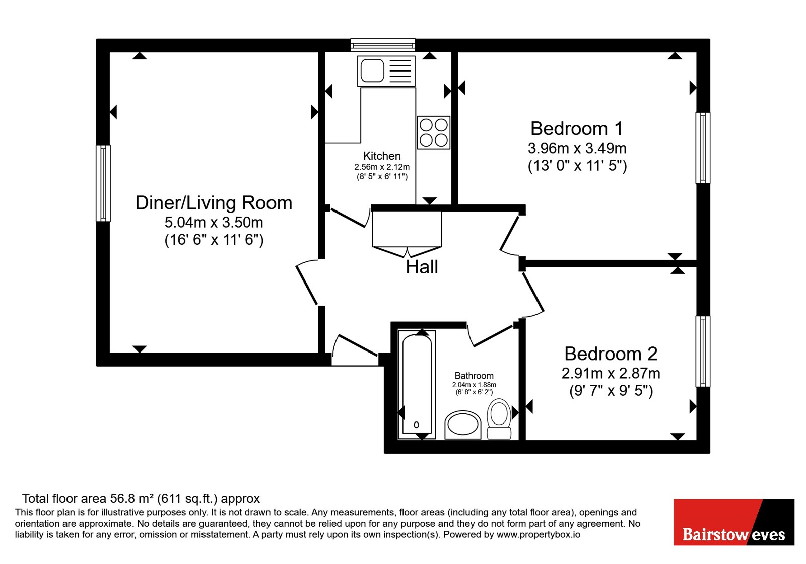 224a,, Rush Green Road, Essex floorplan