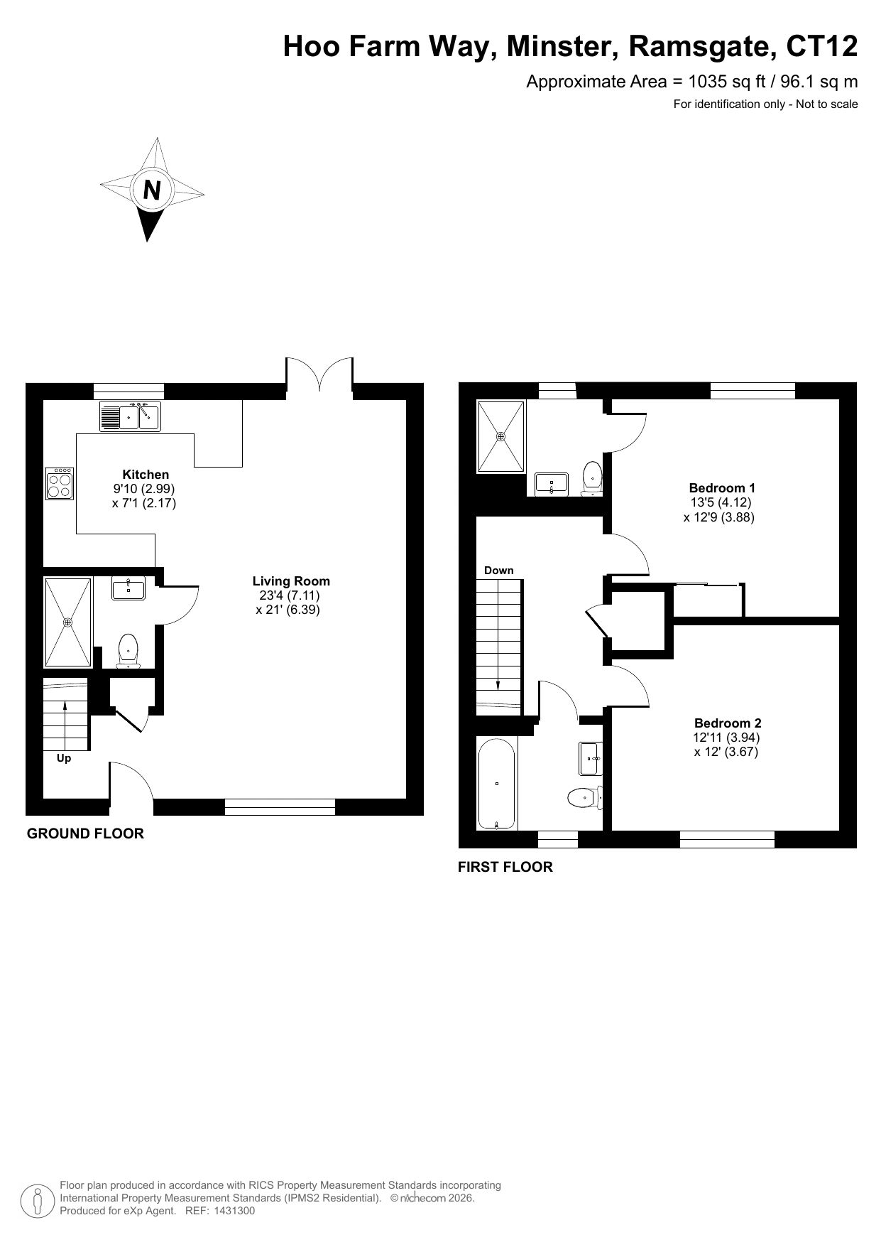 4, Hoo Farm Way, Ramsgate floorplan