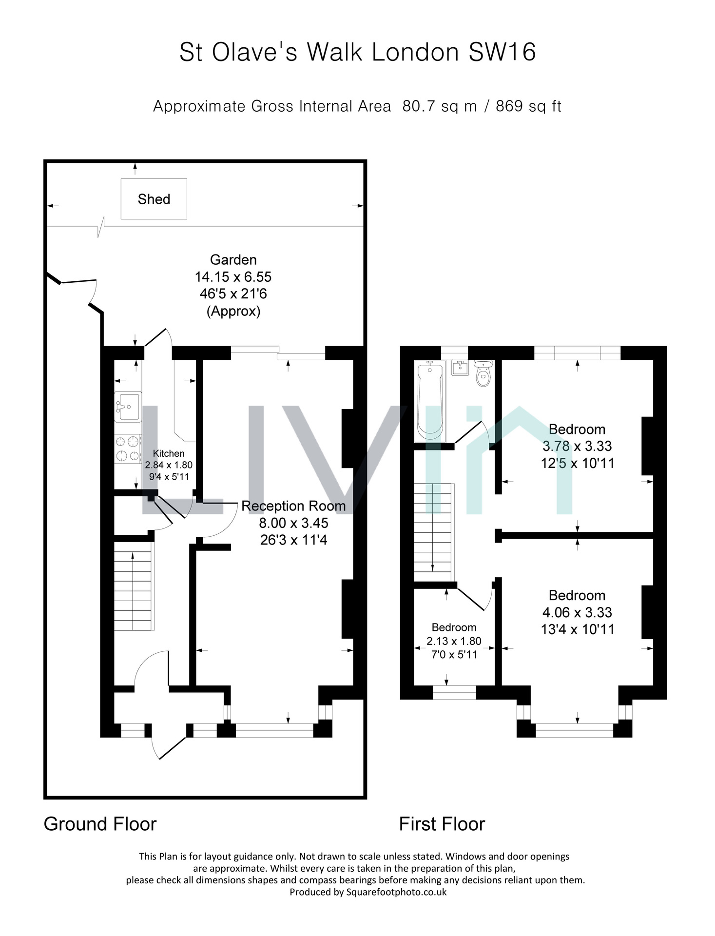 21 St. Olaves Walk, London floorplan