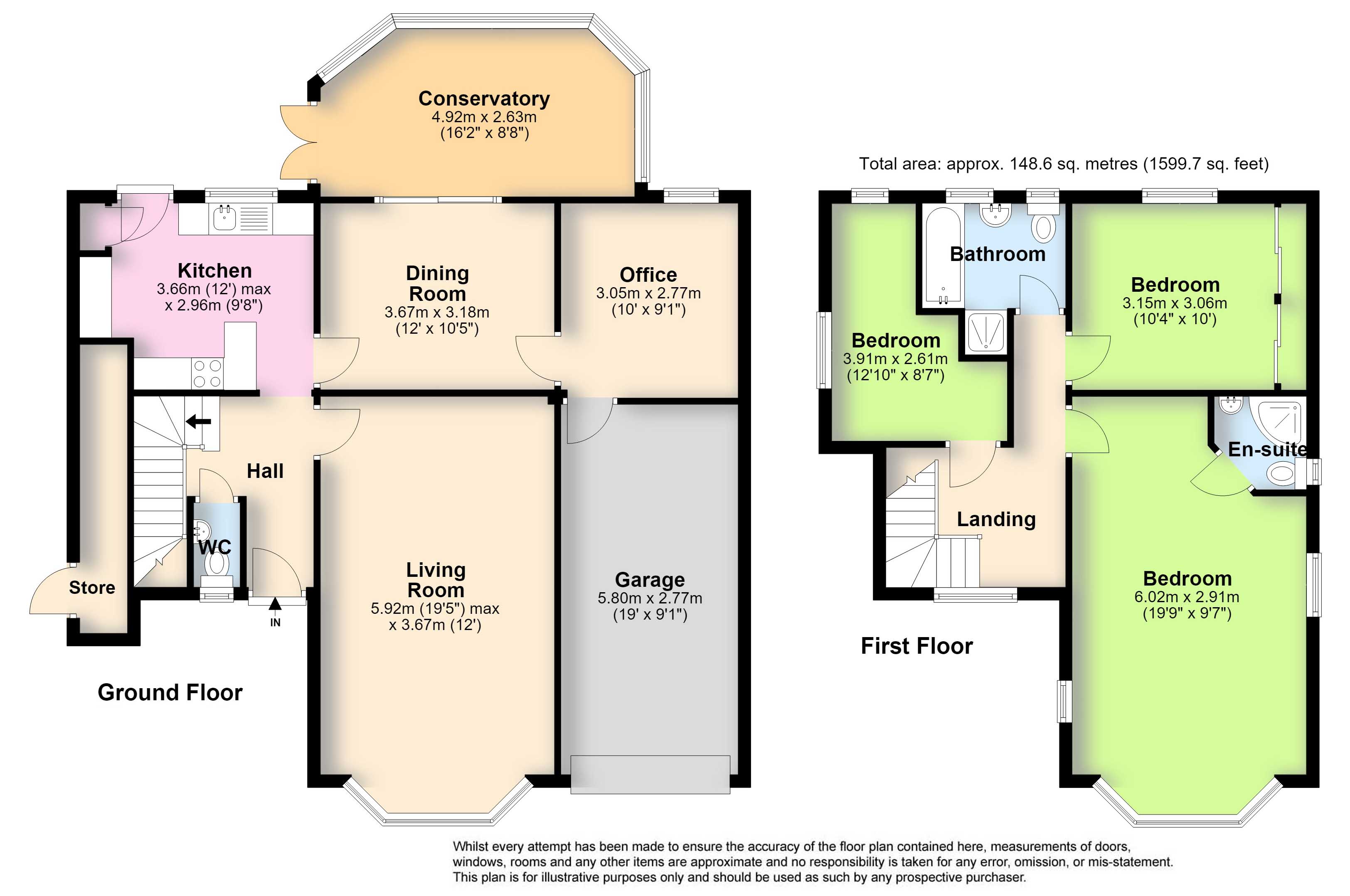 Lotts Lodge, Lancing floorplan