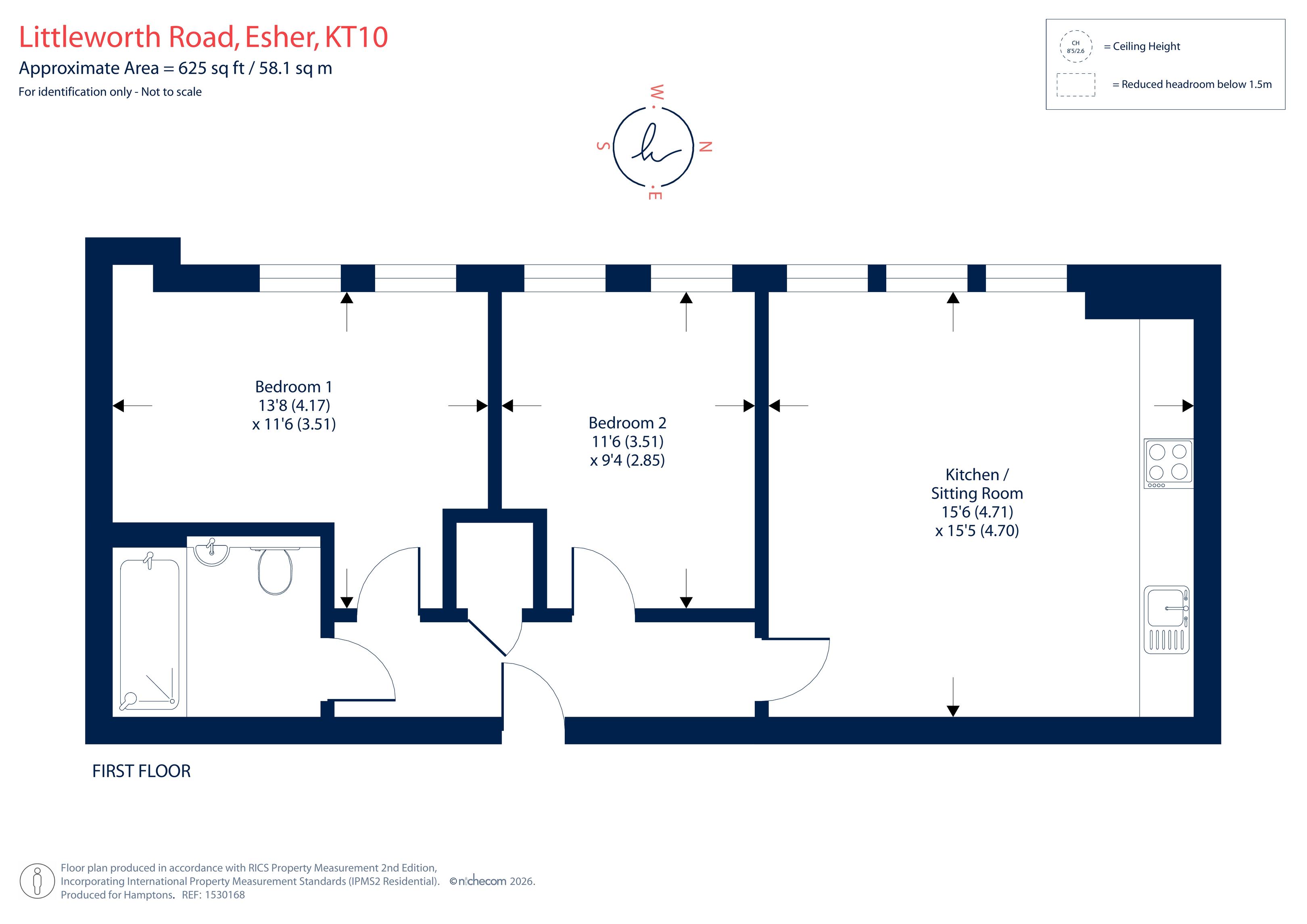 Littleworth Road, Esher floorplan