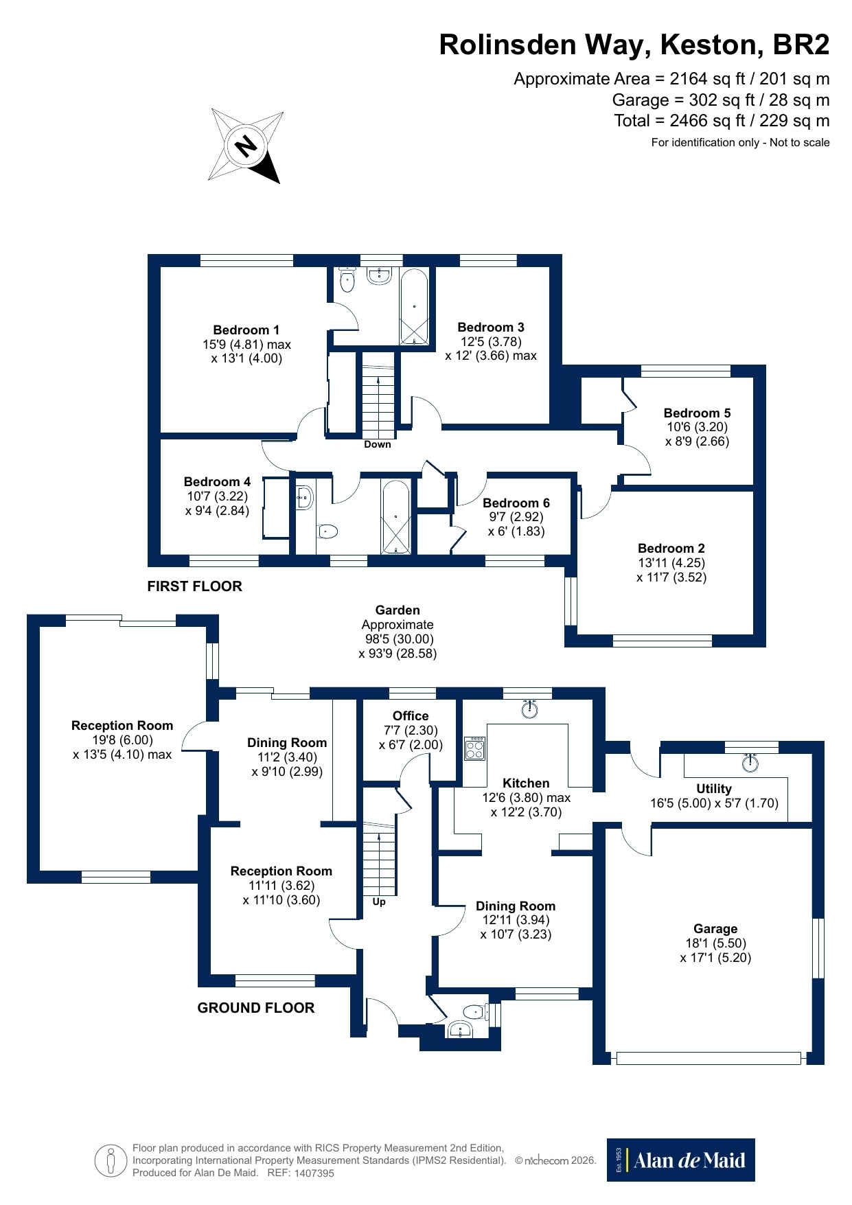 16, Rolinsden Way, Keston floorplan
