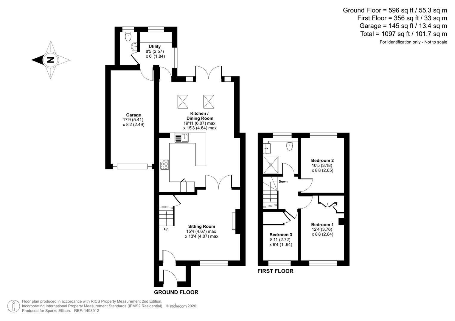 42, Kelburn Close, Chandler's Ford floorplan