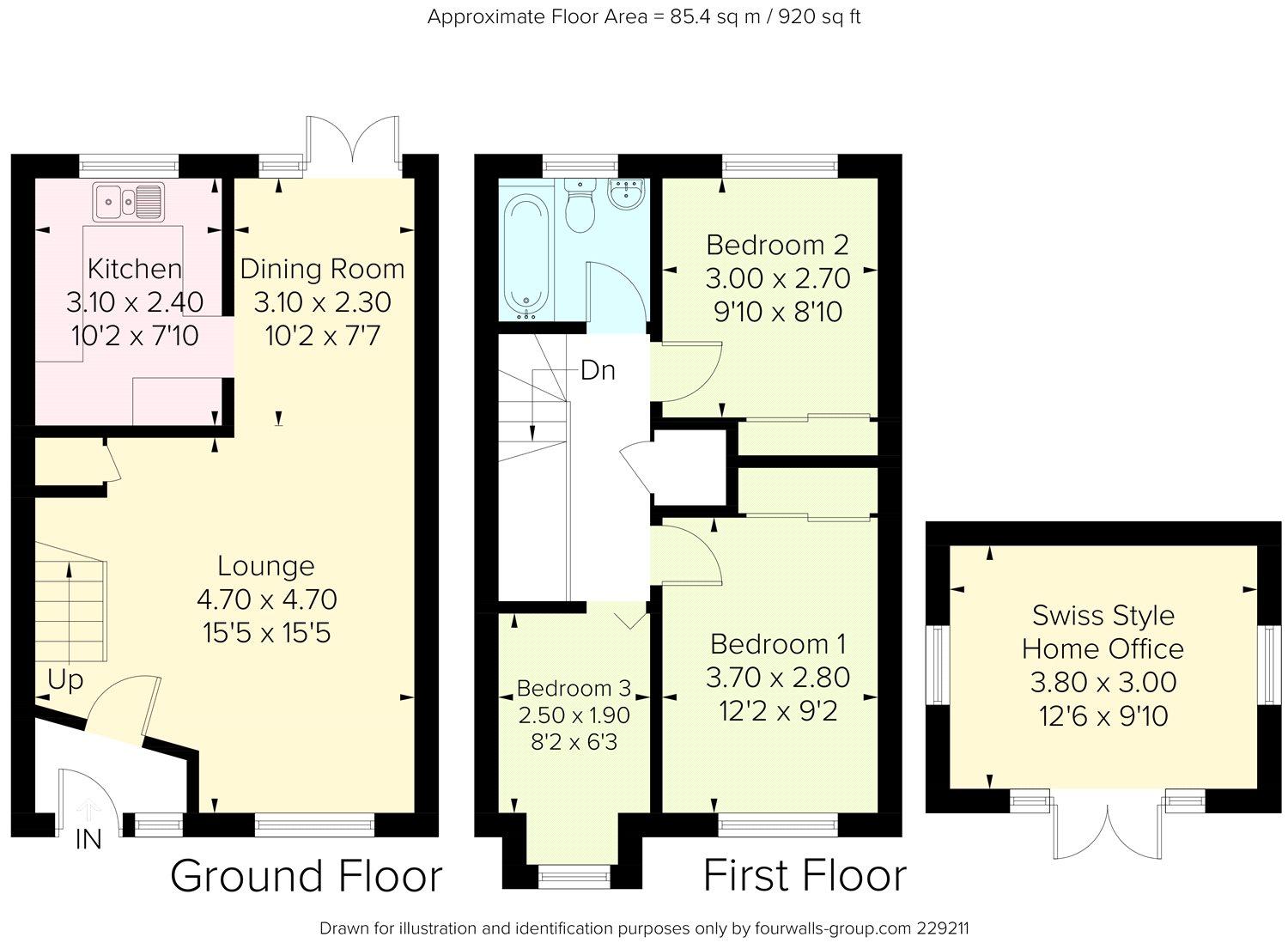 3 Bedrooms Terraced house for sale in Kennedy Gardens, Sevenoaks, Kent TN13