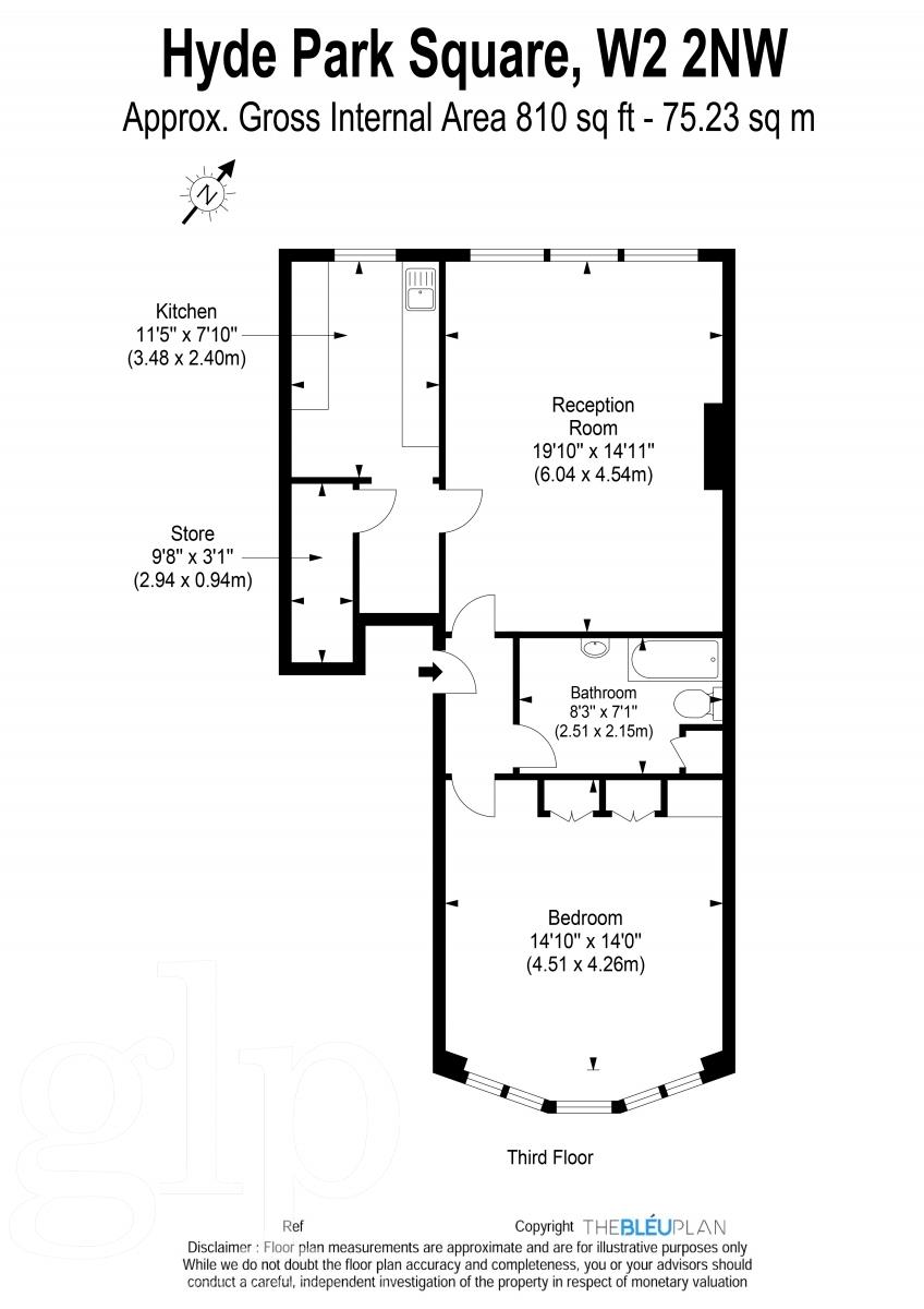 1 Bedrooms Flat for sale in Hyde Park Square, Hyde Park W2