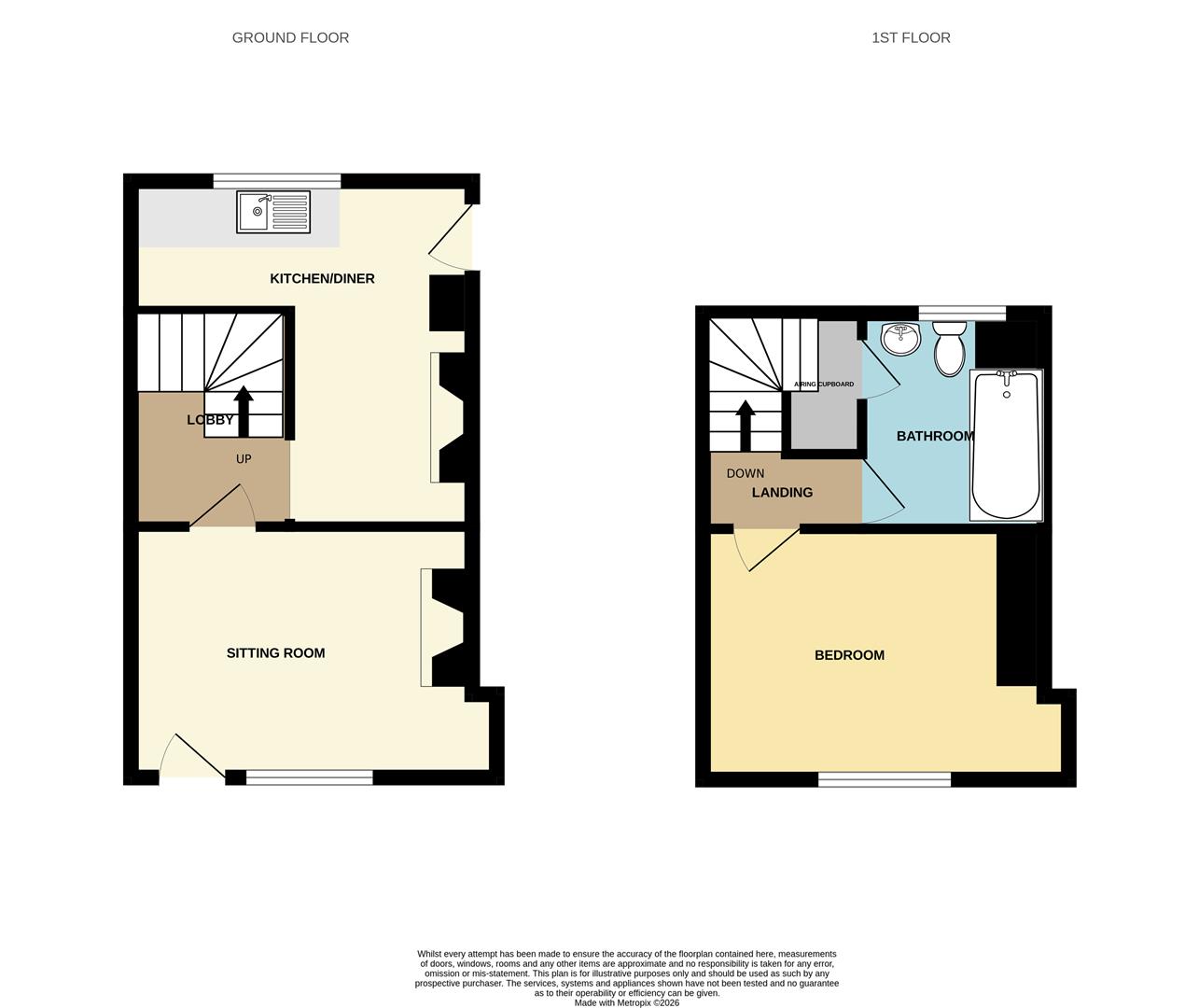2 Delaware Cottages, Delaware Road, Gunnislake floorplan