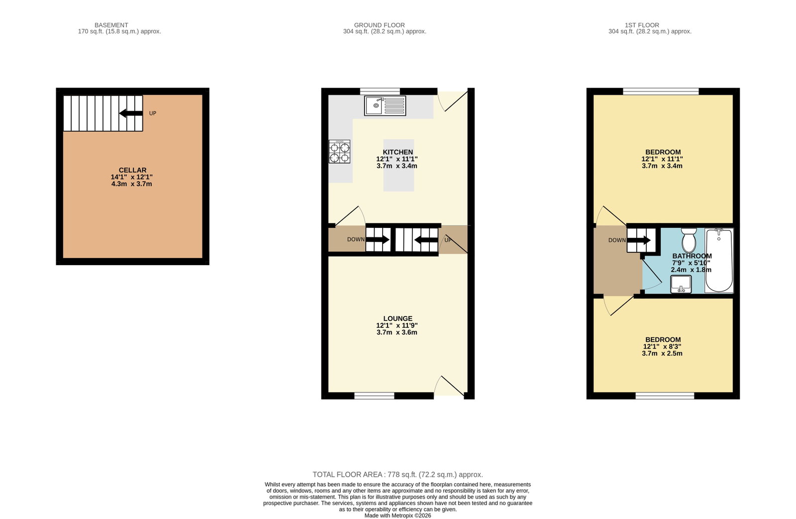16, Glebe Street, Stockport floorplan
