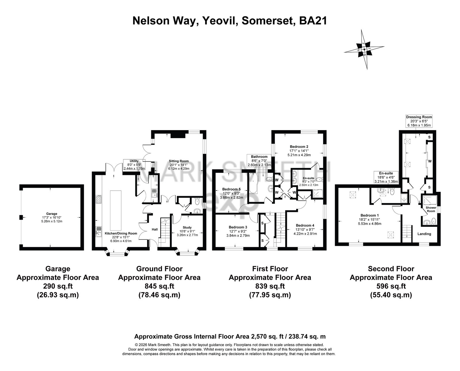 44, Nelson Way, Yeovil floorplan