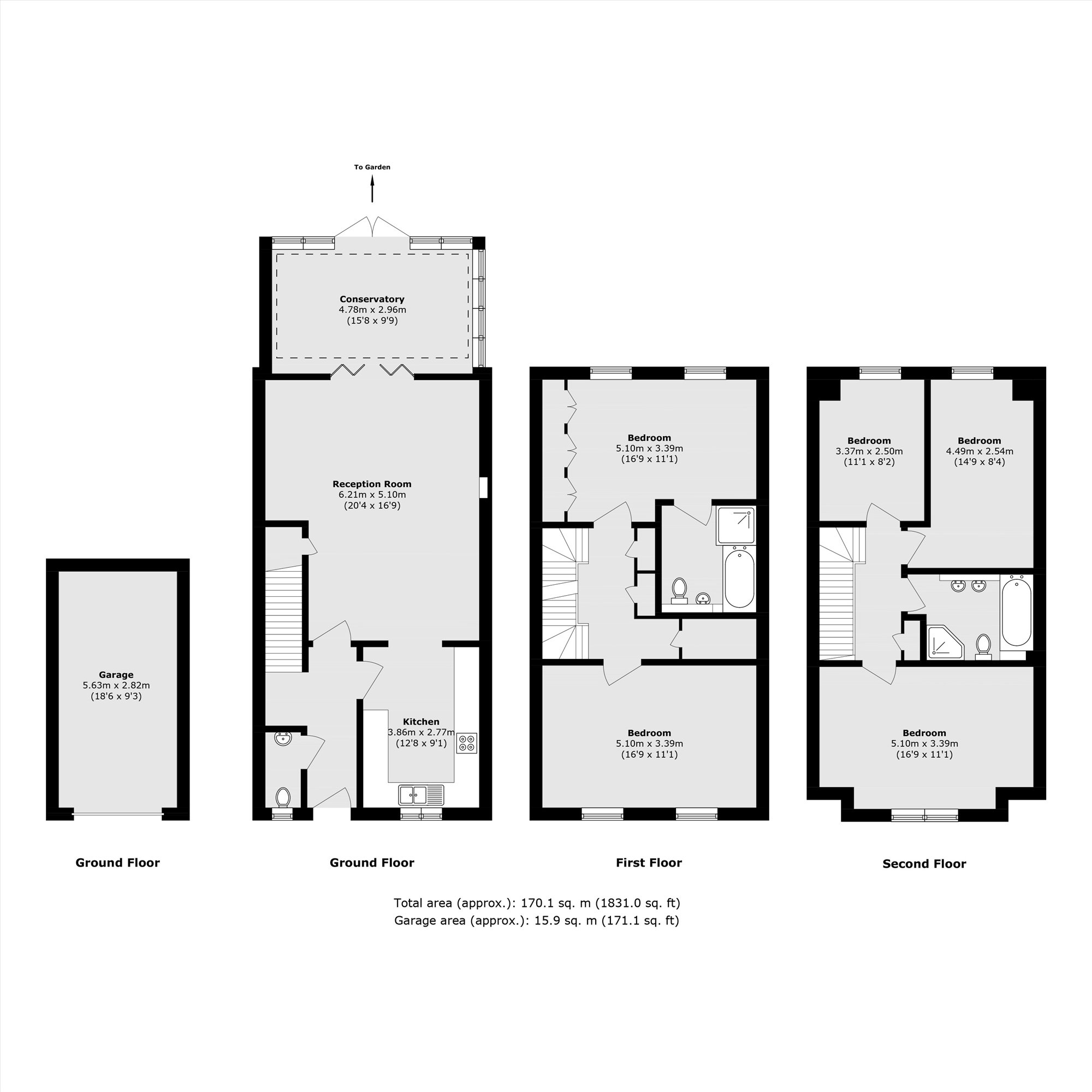 30B, Kings Drive, Thames Ditton floorplan