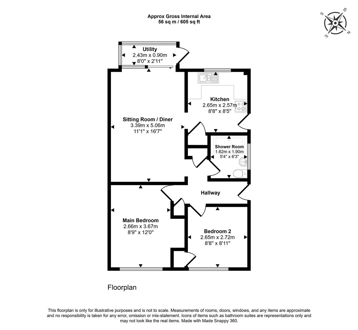 26, Downsview Drive, Gillingham floorplan