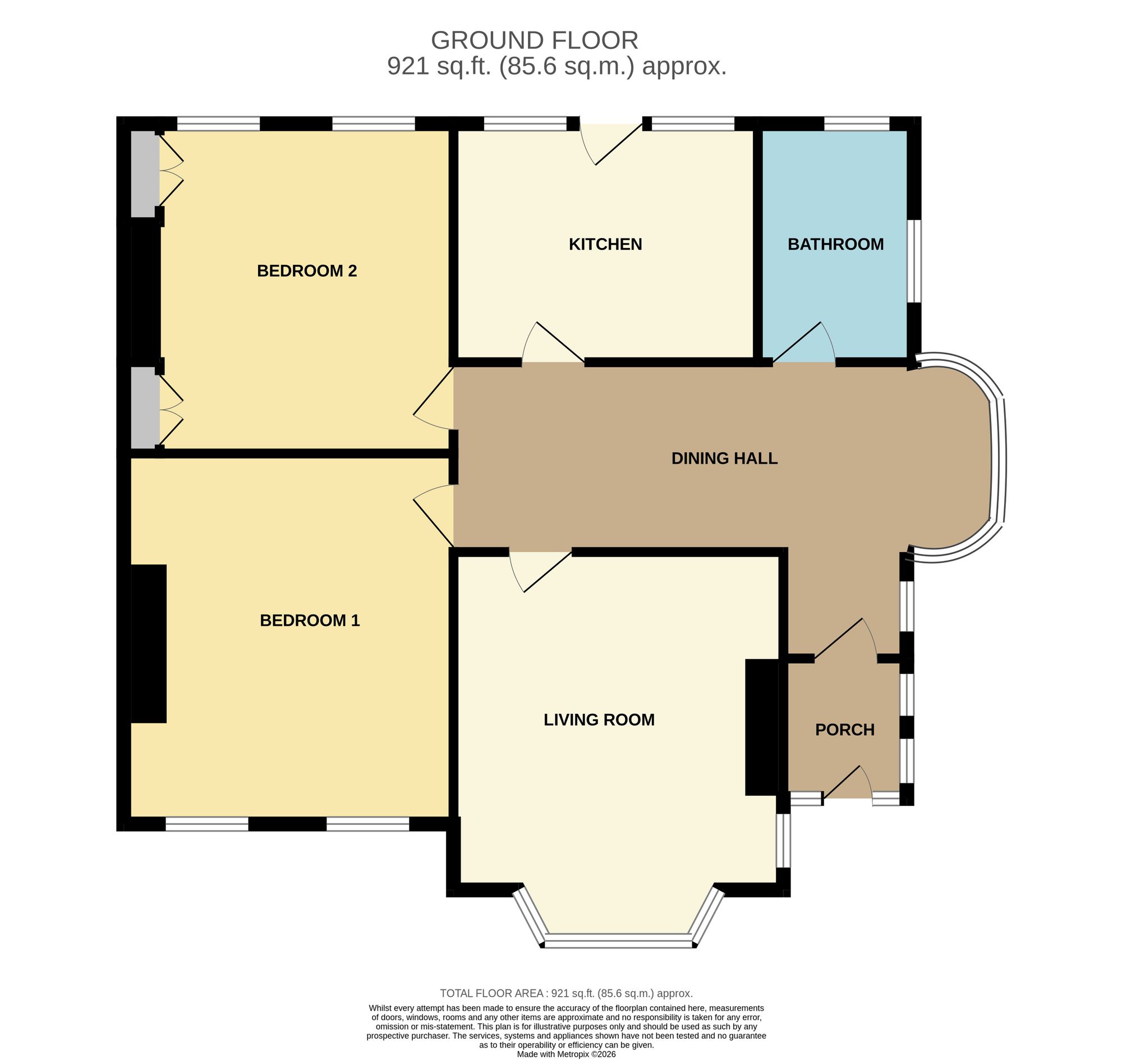 14, Weaponness Valley Road, Scarborough floorplan