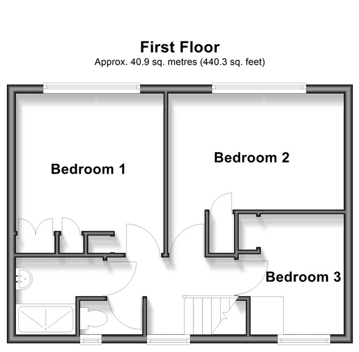 Kirdford Close Ifield, Crawley floorplan