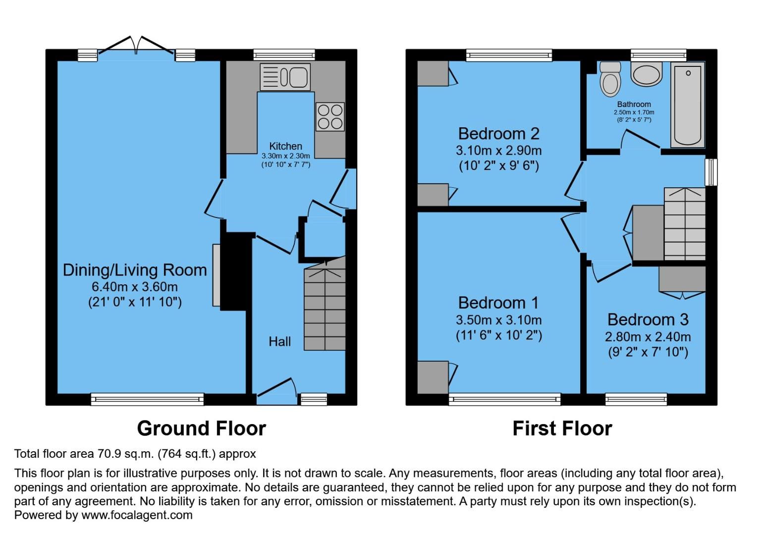 2, Newbridge Court, Chesterfield floorplan