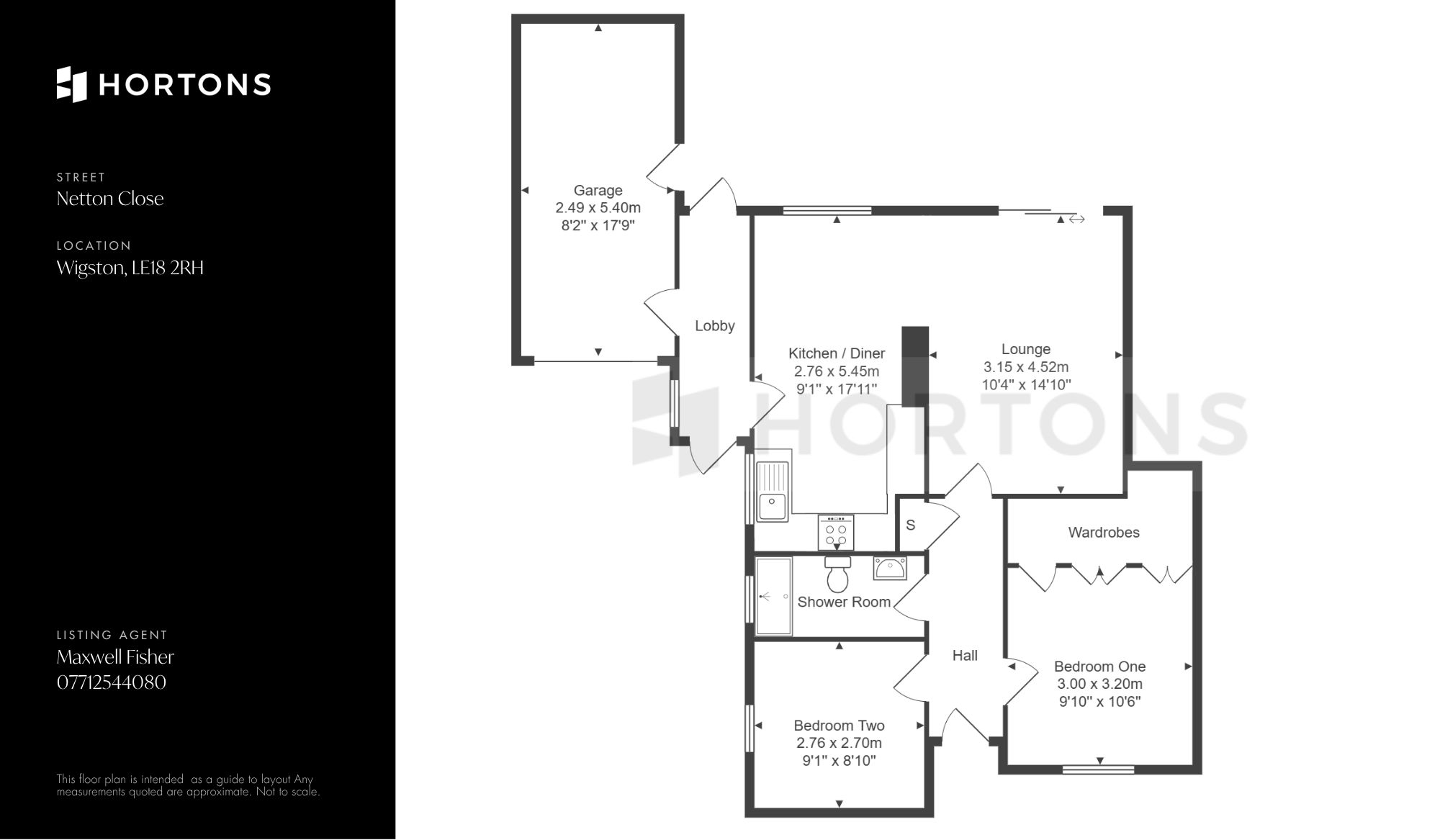 5 Netton Close, Wigston floorplan