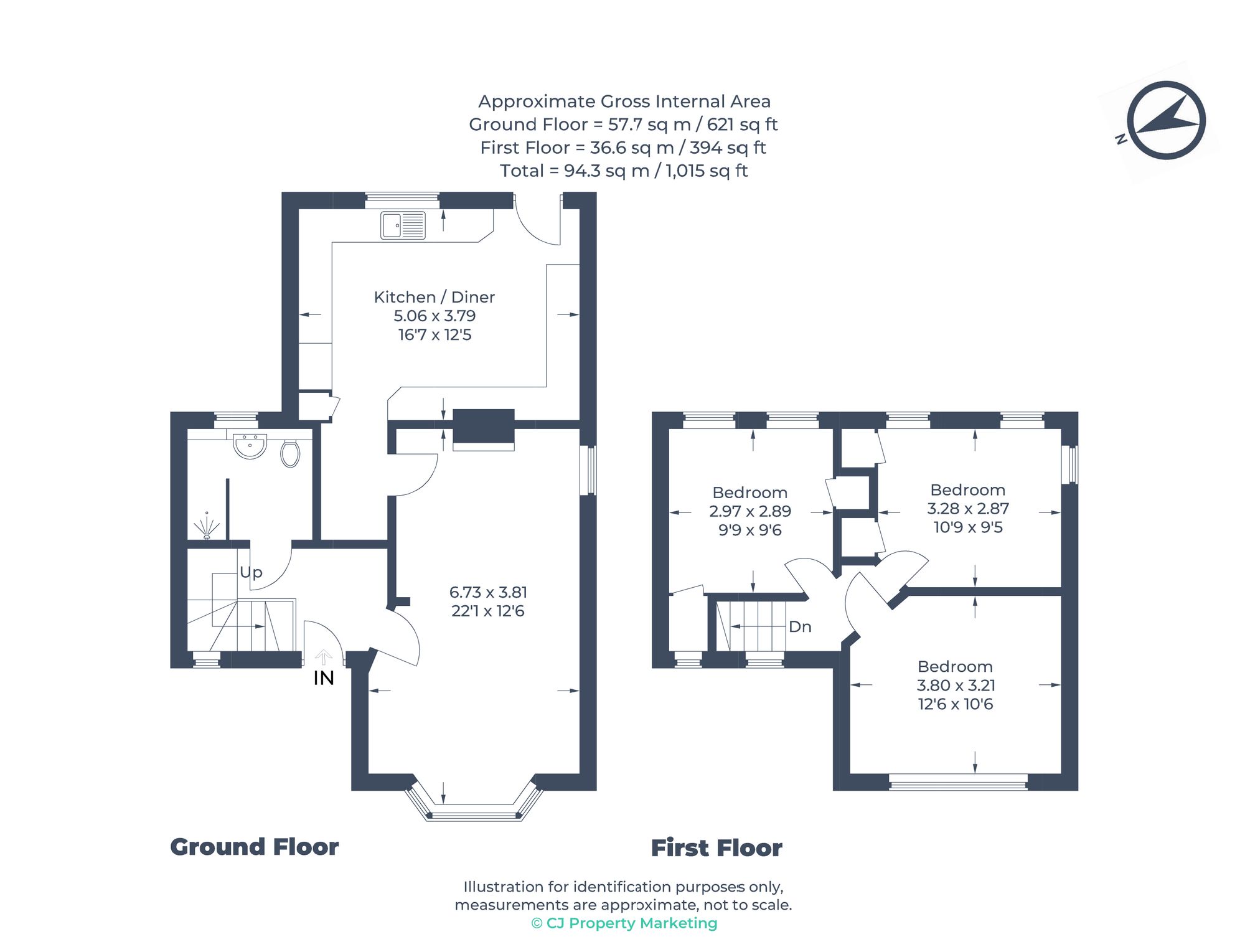 14 Mill Way, Bushey floorplan