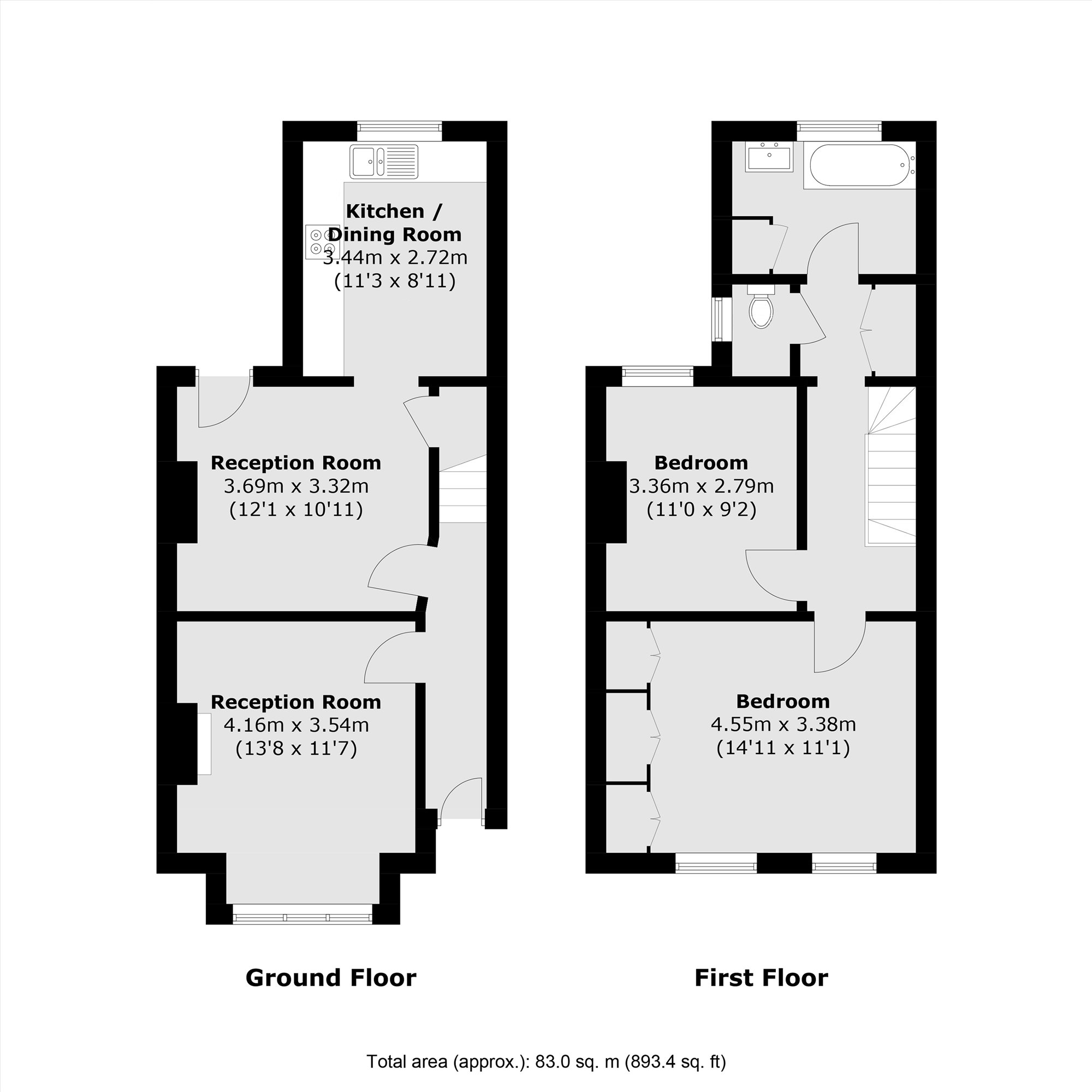 57, Framfield Road, London floorplan
