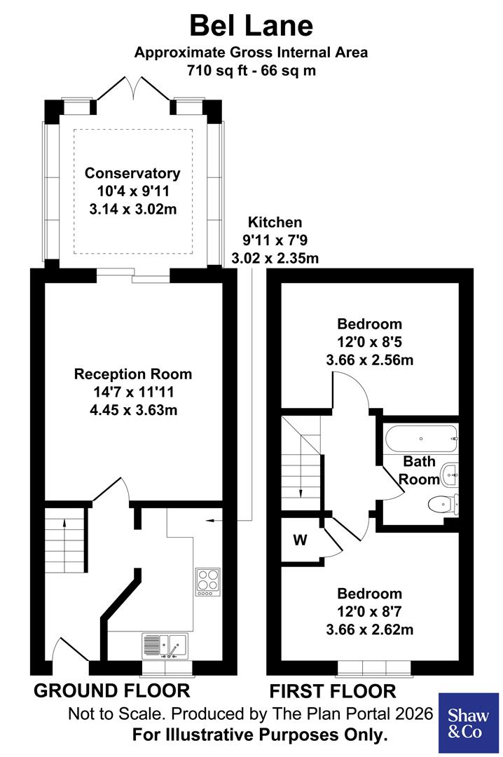 20, Bel Lane, Feltham floorplan