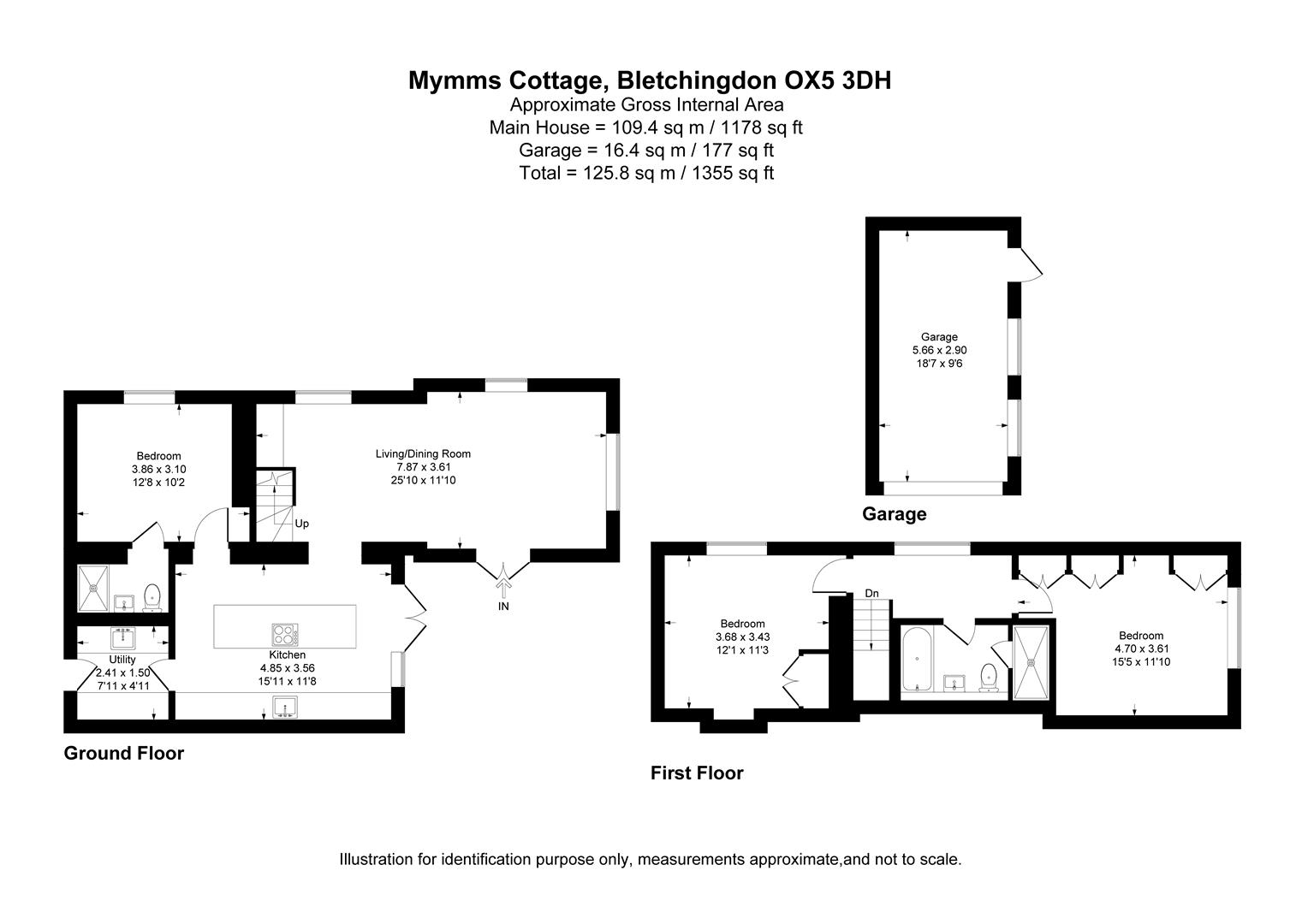 Mymms Cottage, Weston Road, Bletchingdon floorplan