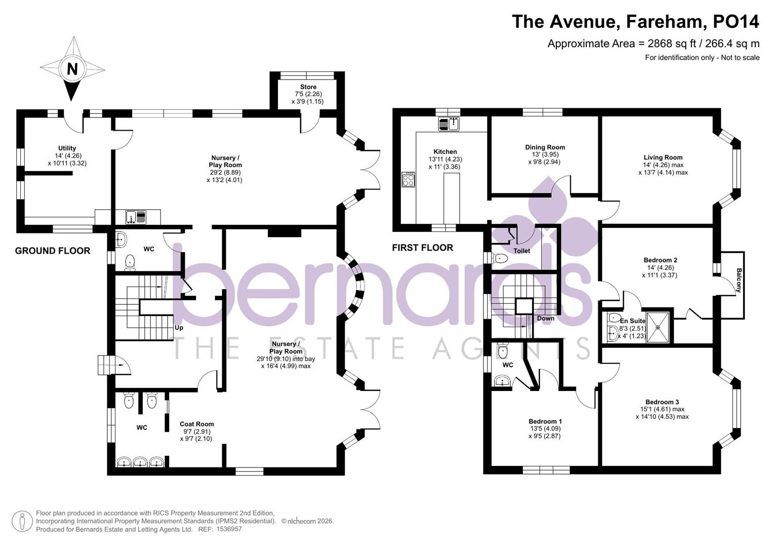 67, The Avenue, Fareham floorplan