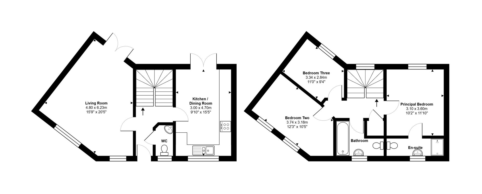 161, Rowell Way, Sawtry, Cambridgeshire. floorplan