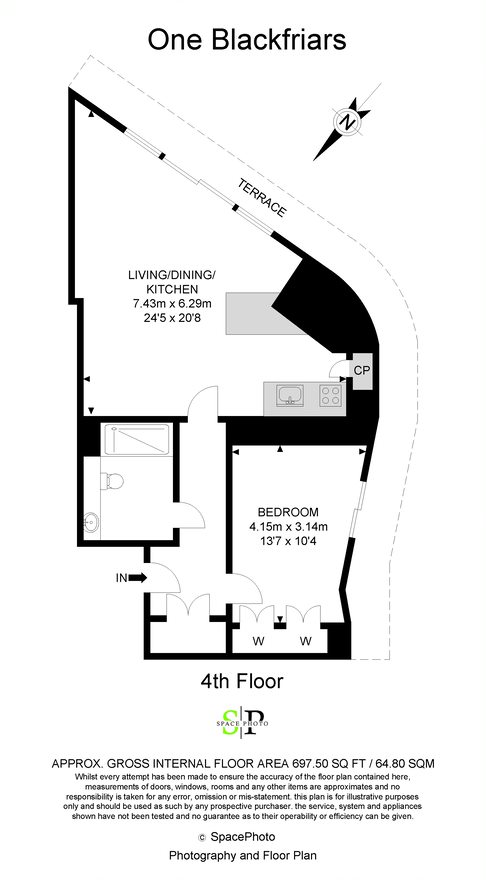 1 Bedrooms Flat to rent in Blackfriars Road, London SE1