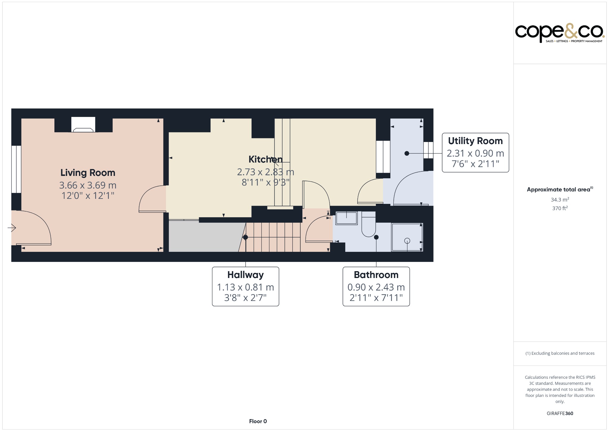 4, Hill Square, Derby floorplan
