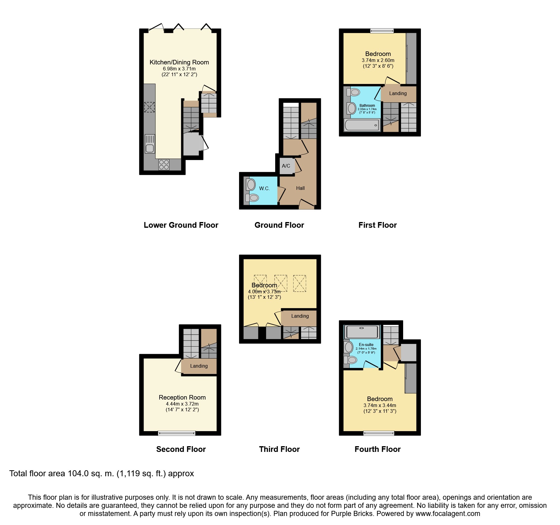 3 Bedrooms Town house for sale in Fallow Place, Teddington TW11