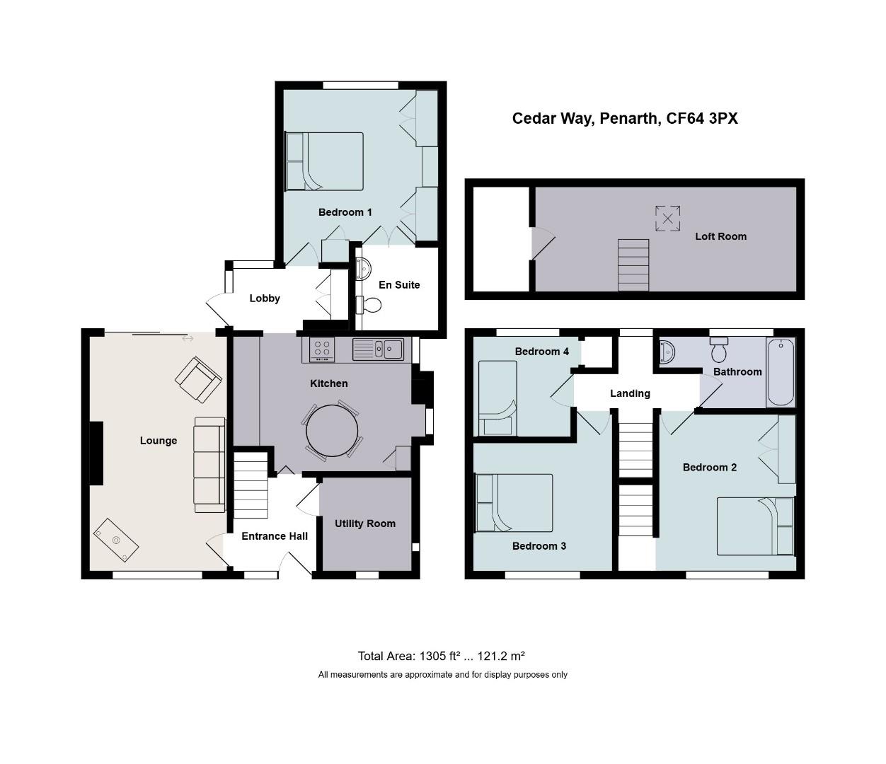 109, Cedar Way, Penarth floorplan