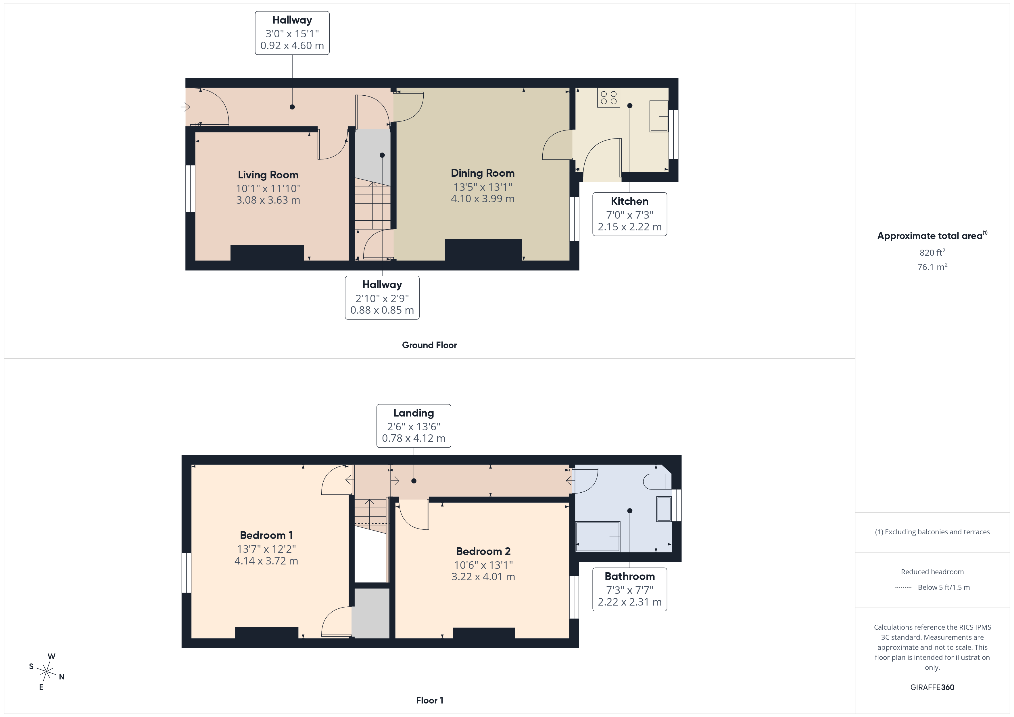 14, Ambler Street, Castleford, WF10 4EB floorplan