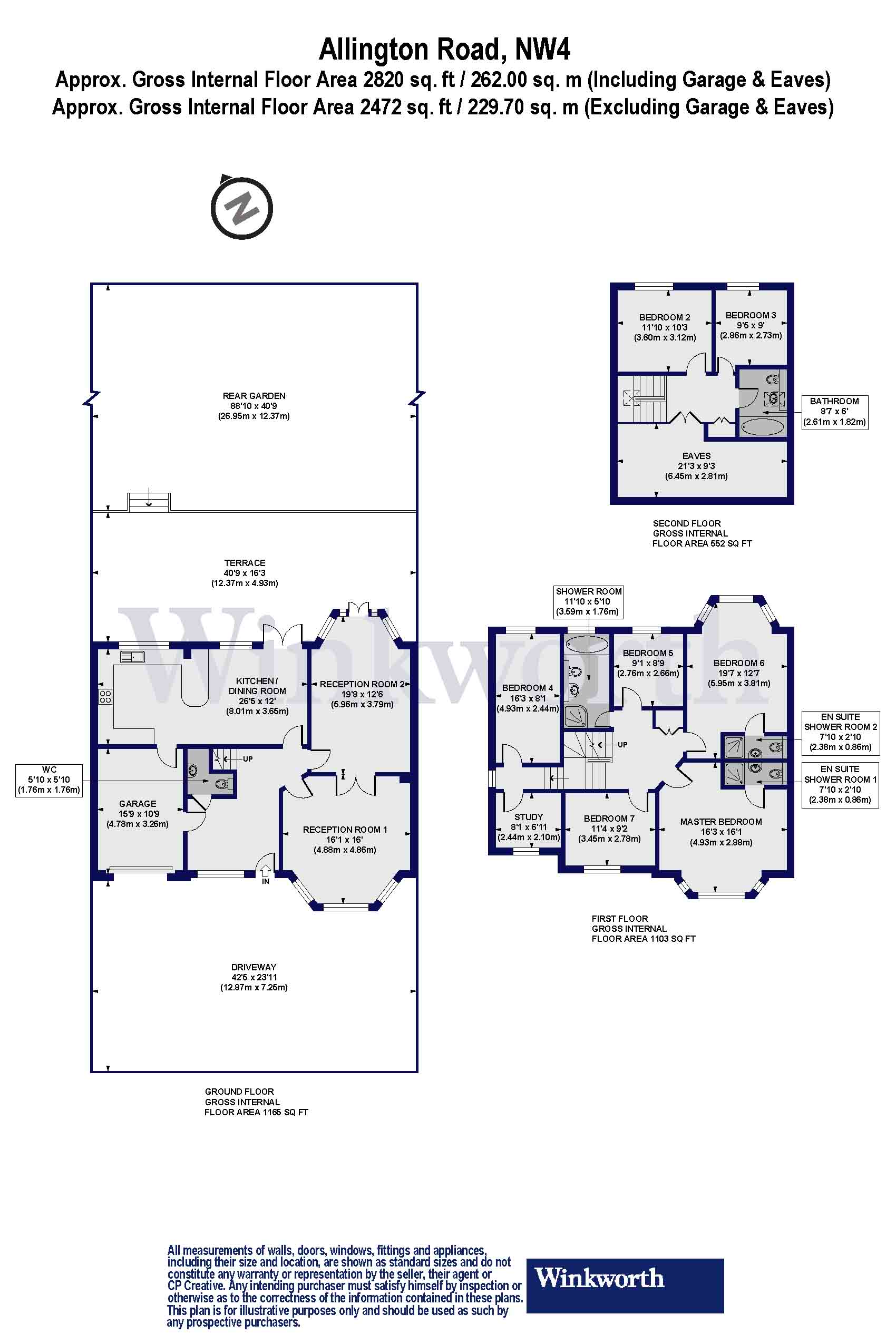 8 Bedrooms Detached house to rent in Allington Road, Hendon, London NW4