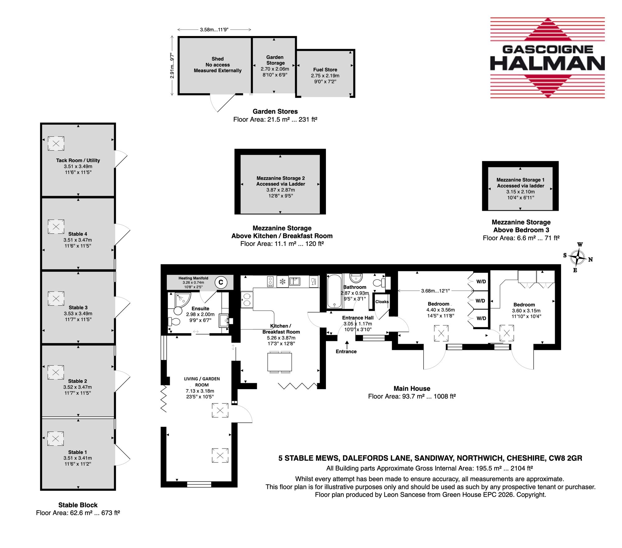 5, Dalefords Lane, Northwich floorplan