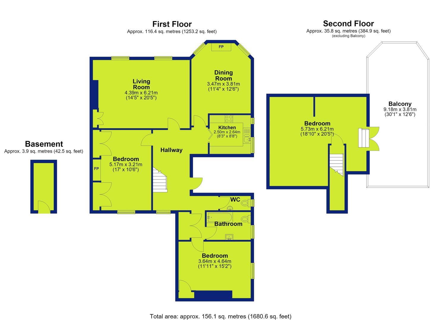 4, 6, Western Terrace, Nottingham floorplan