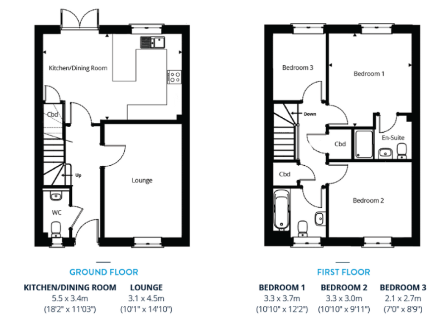57, Exeter floorplan