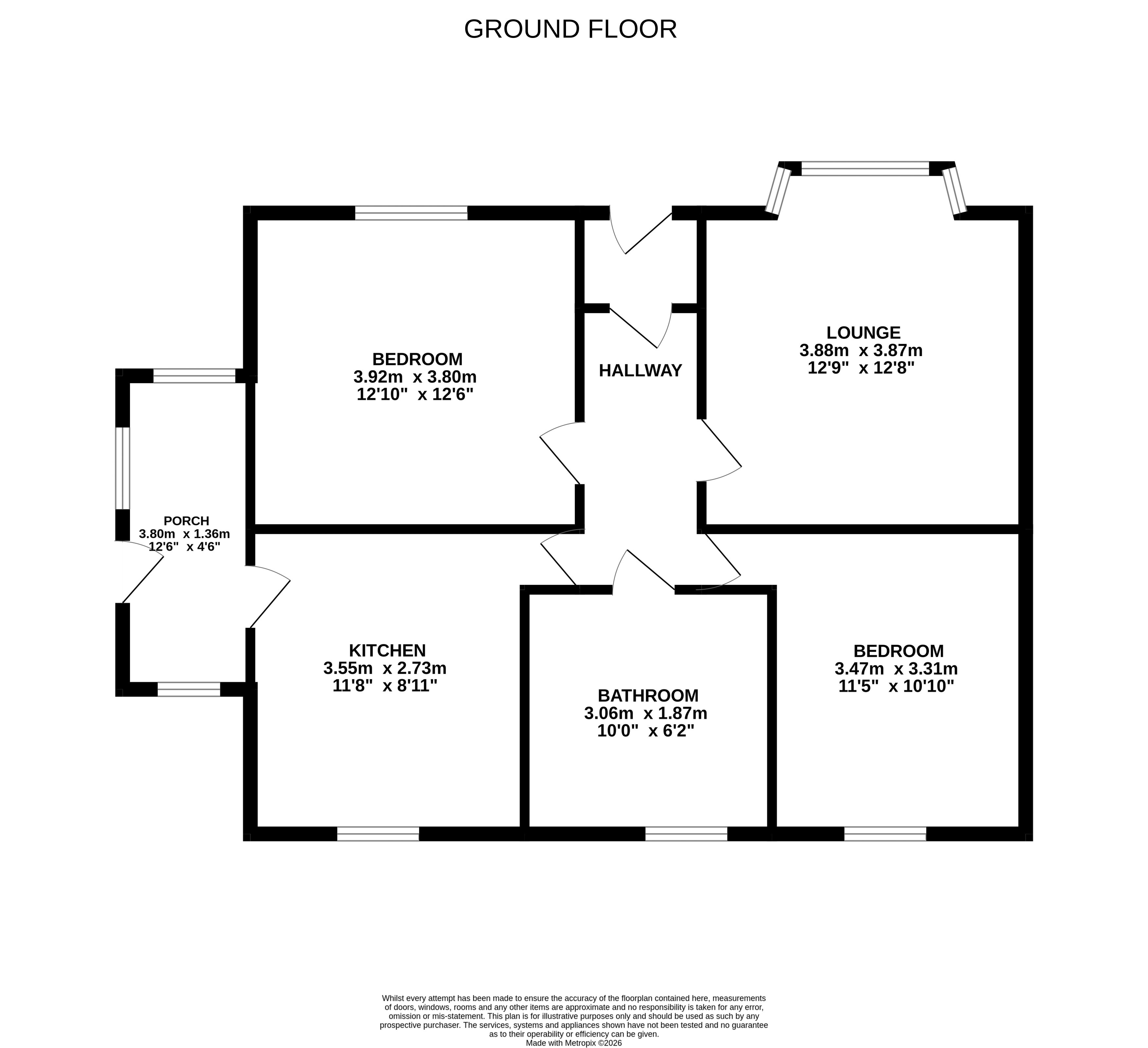 94, Rose Street, Dunfermline floorplan