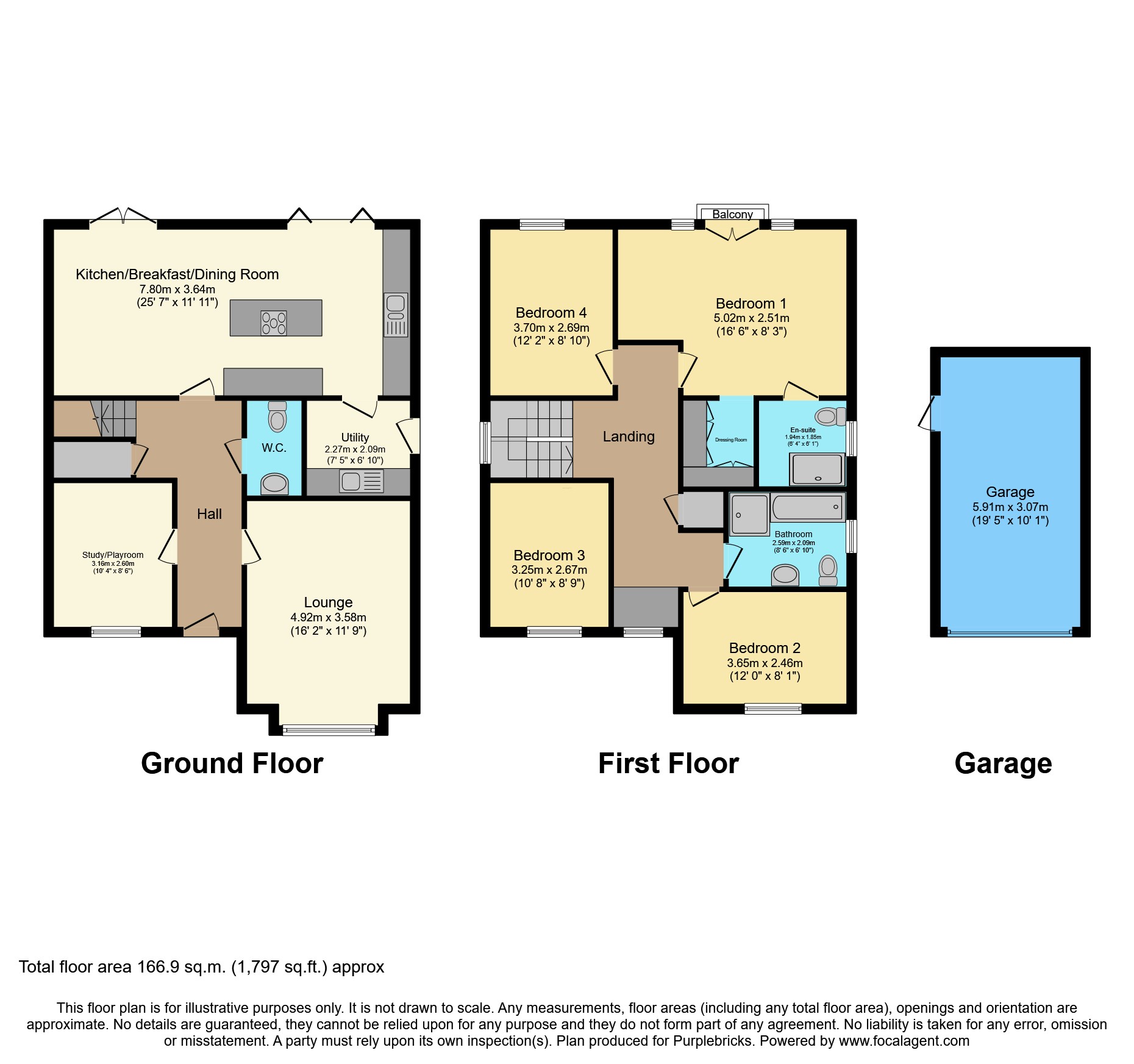 3, Inglemere Court, Barton, Preston floorplan