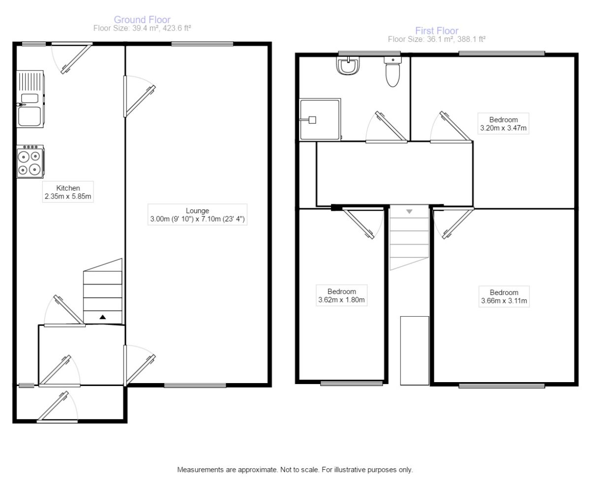 3 Bedrooms Terraced house to rent in Cliffmere Walk, Nottingham NG11