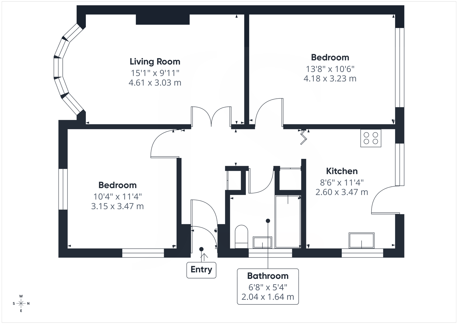 39, Sackville Crescent, Worthing floorplan