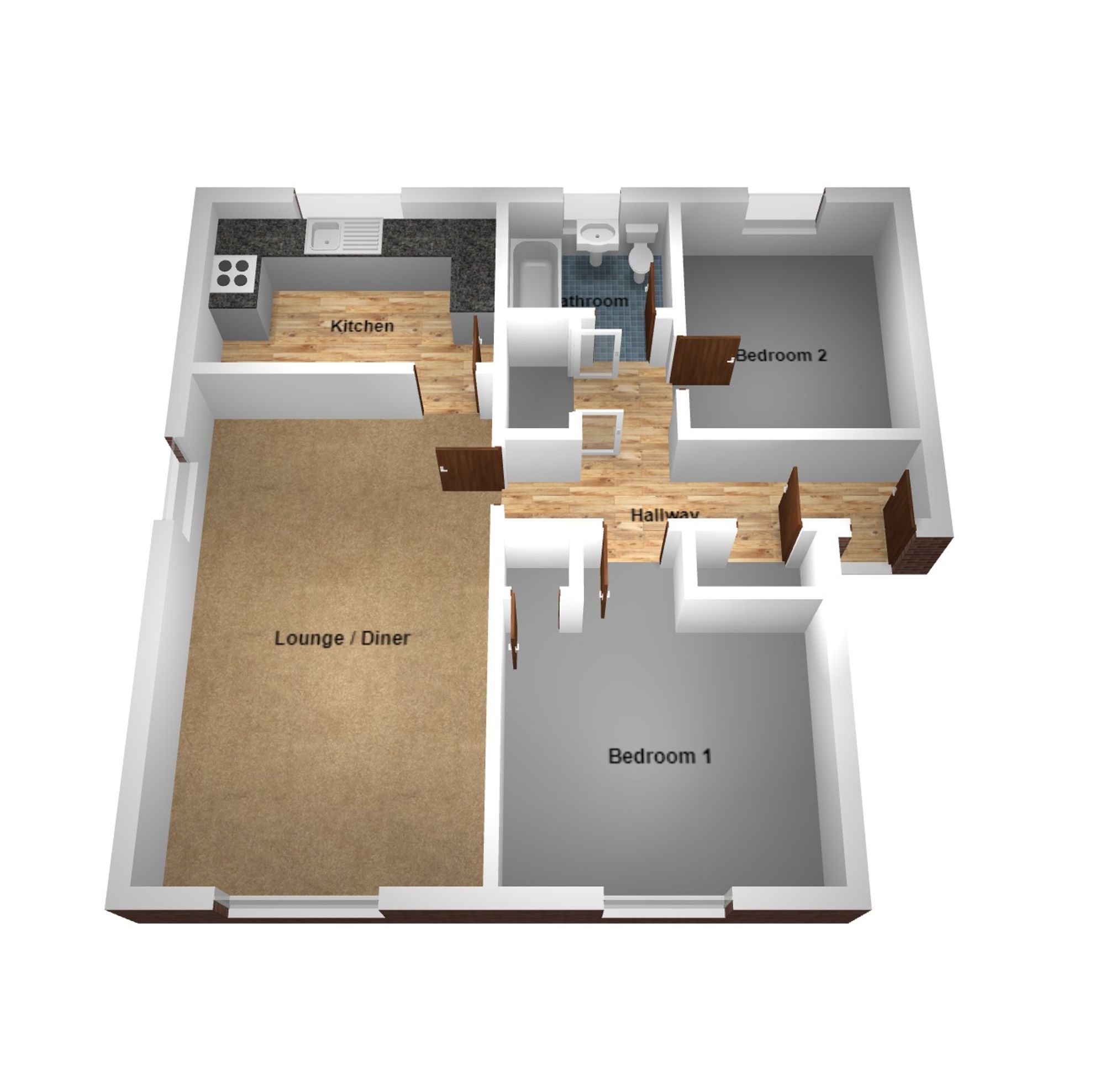 94 Caburn Court, Crawley floorplan