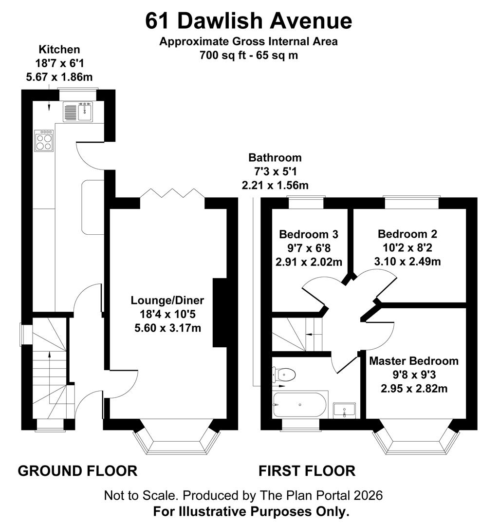 61, Dawlish Avenue, Manchester floorplan