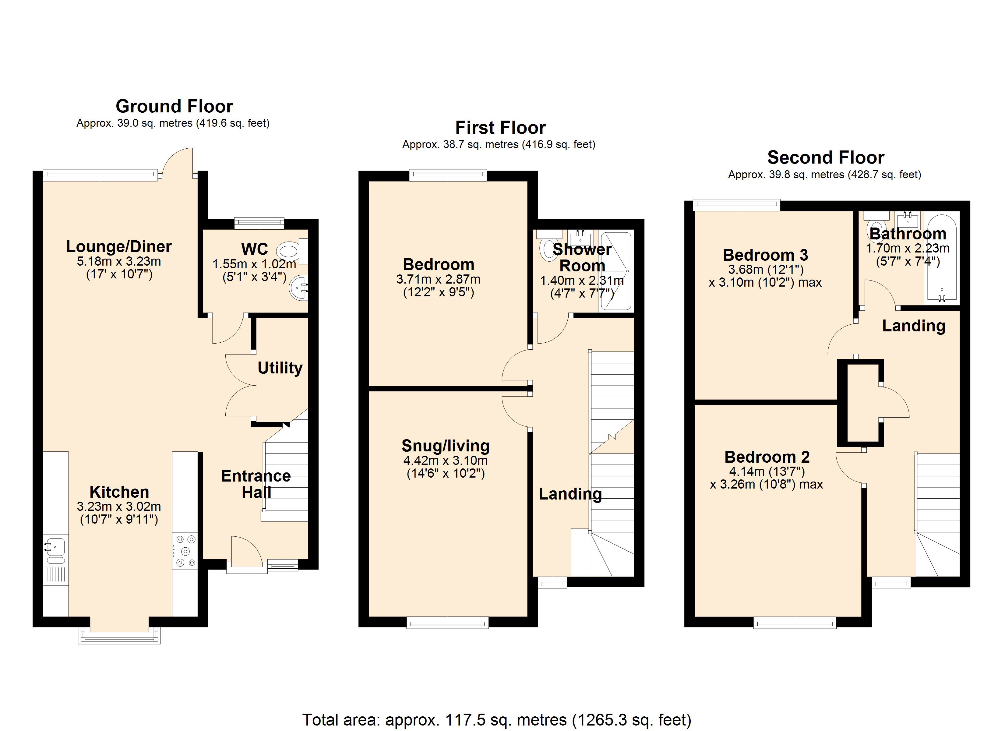 3 Bedrooms Semi-detached house for sale in Cotham Drive, Wakefield WF2