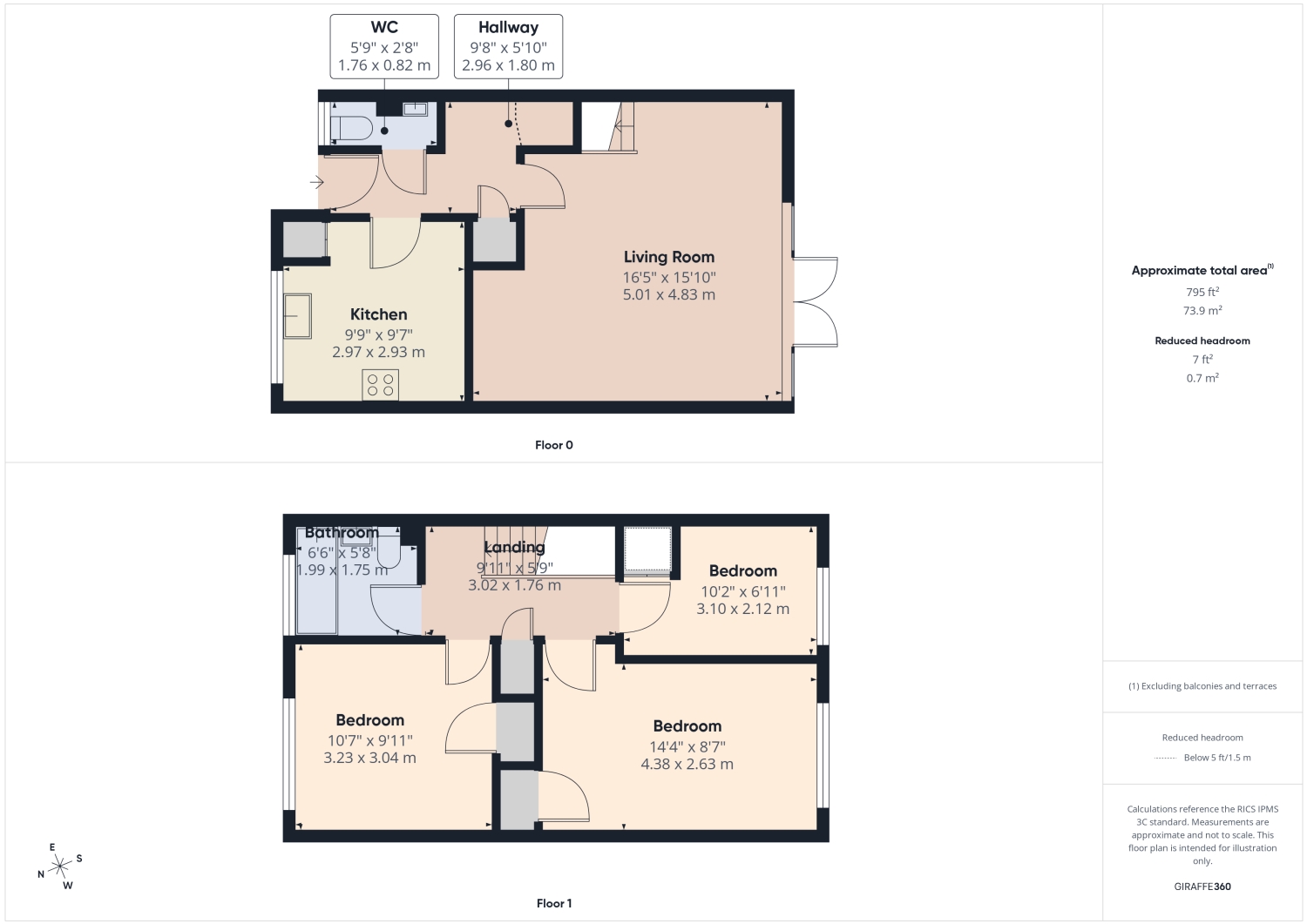43, Essex Close, Bordon floorplan