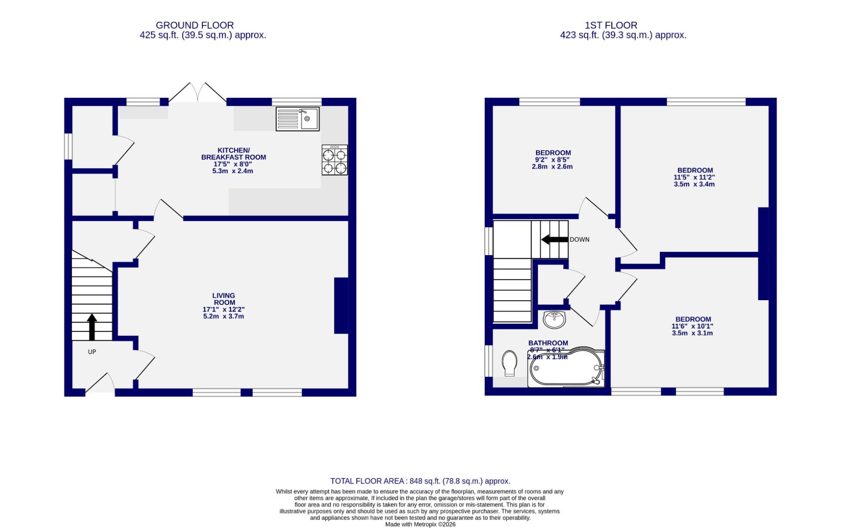 78, Constantine Avenue, York floorplan