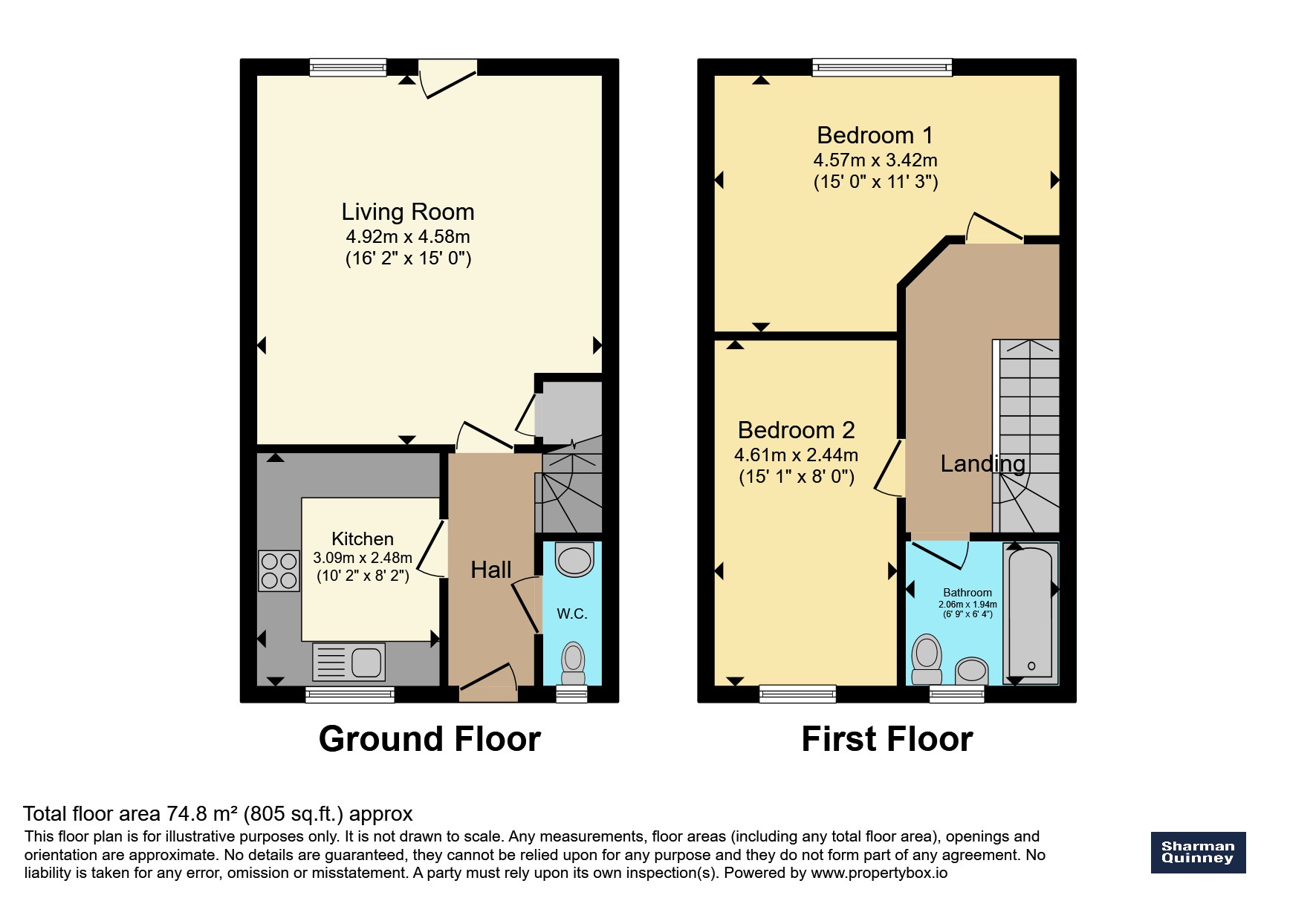 158, Barton Road, CAMBRIDGE floorplan